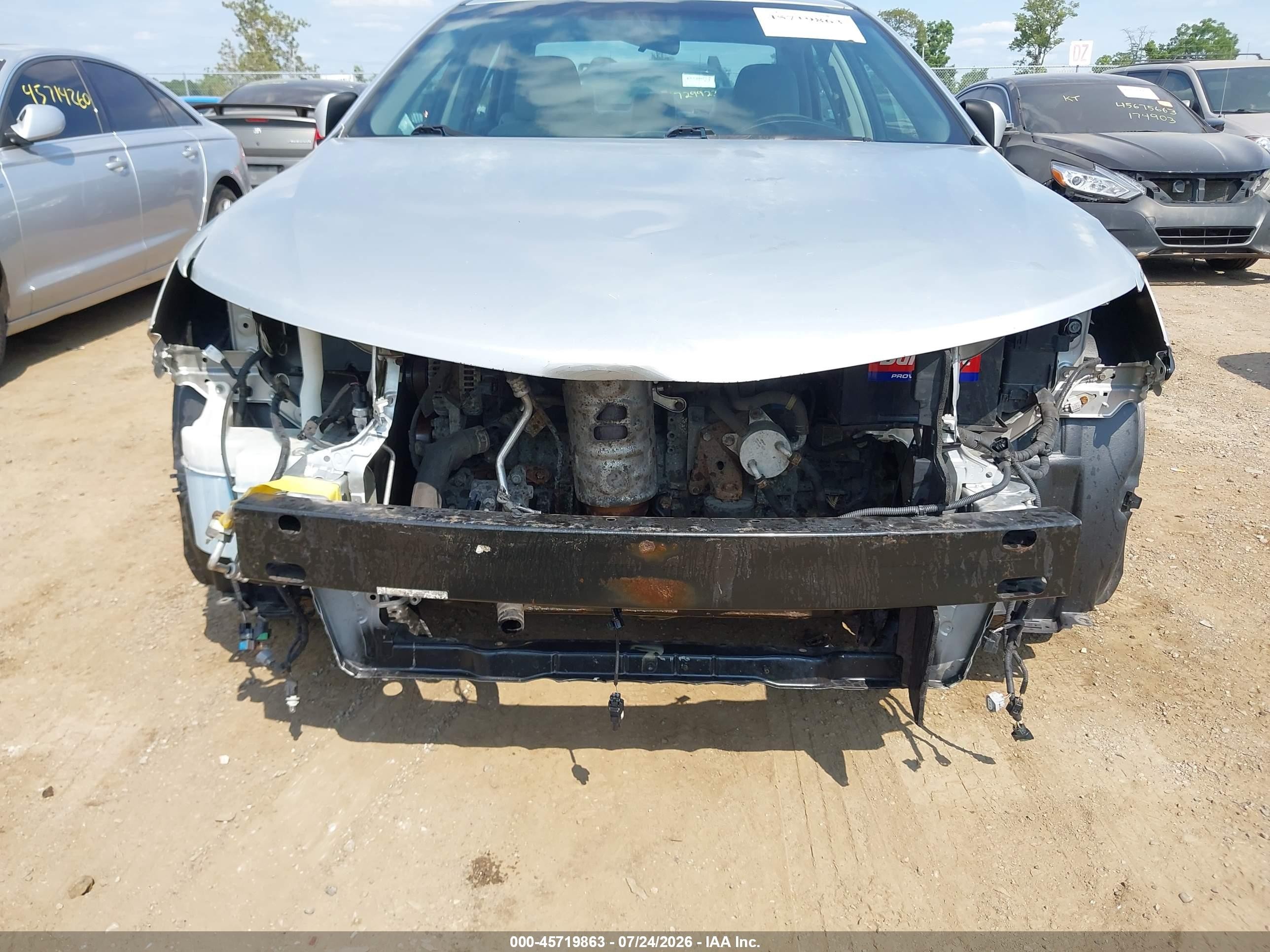 2012 Toyota Camry Xle Серебряный vin: 4T4BF1FK2CR205906