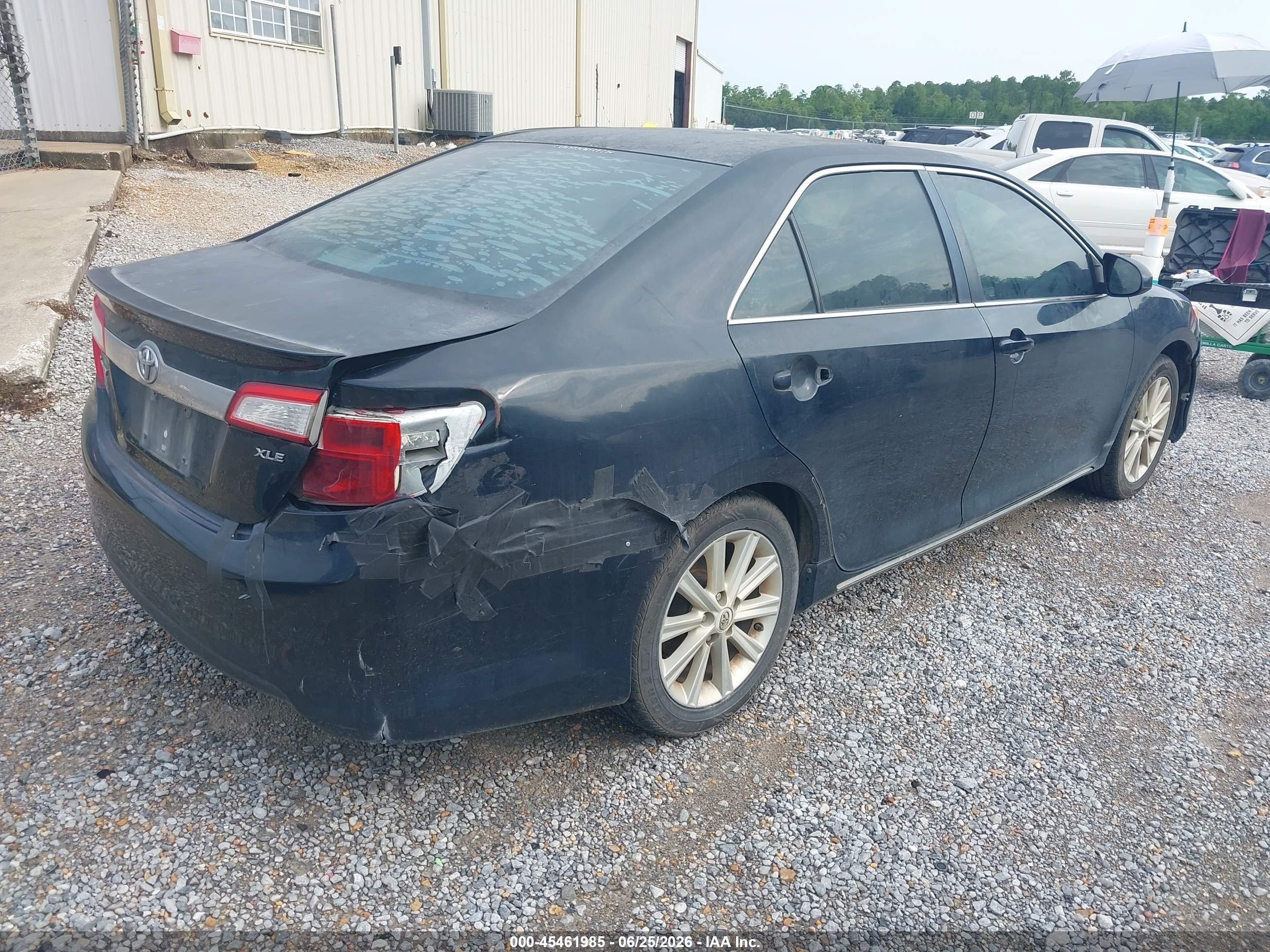 2012 Toyota Camry Xle Black vin: 4T4BF1FK2CR215402