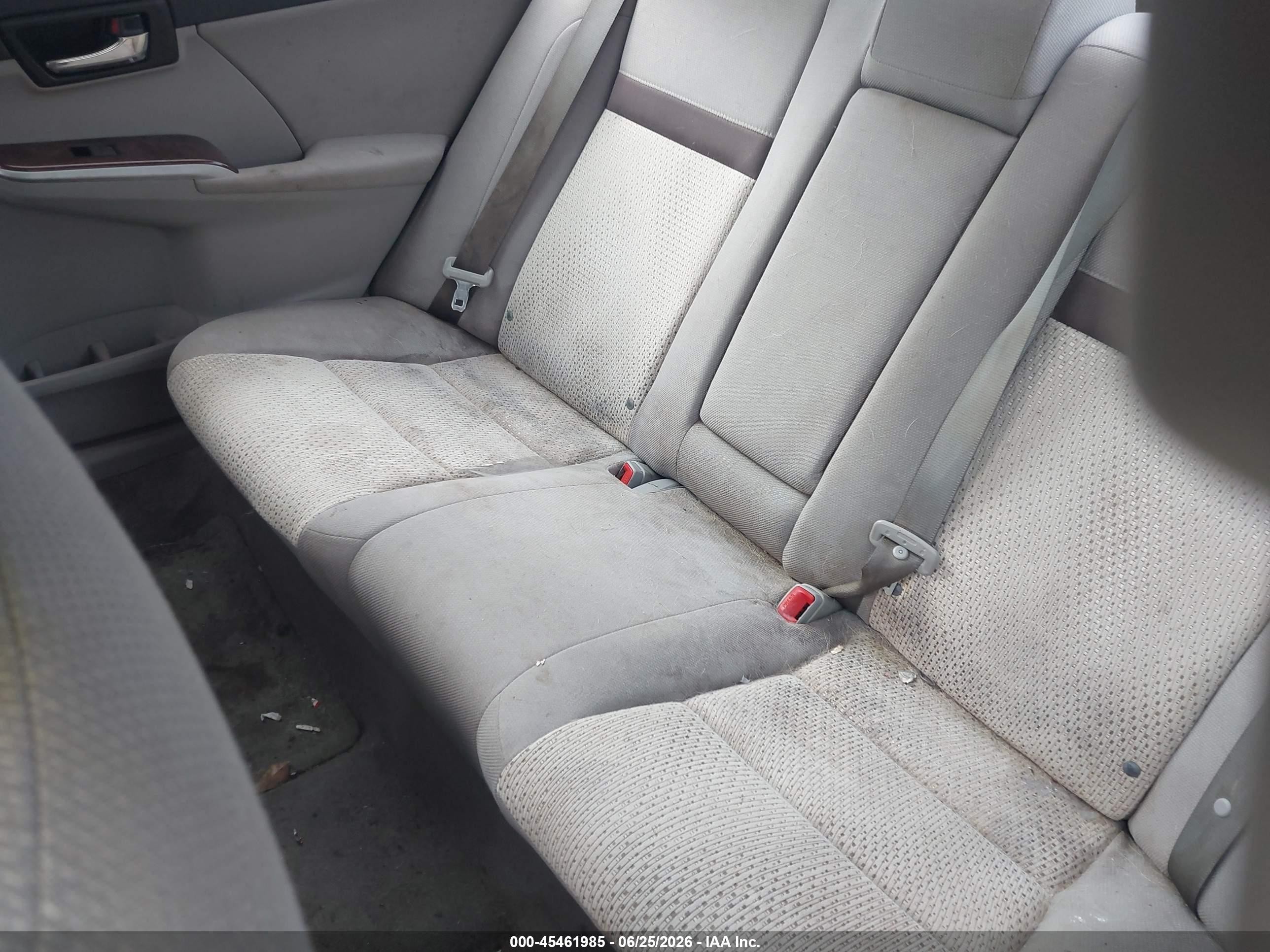 2012 Toyota Camry Xle Black vin: 4T4BF1FK2CR215402