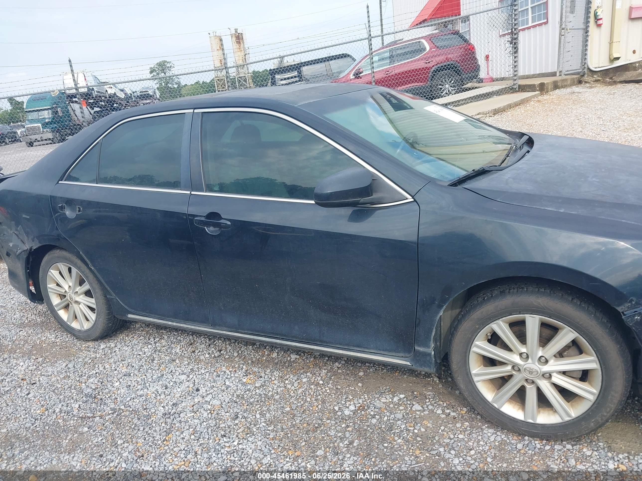 2012 Toyota Camry Xle Black vin: 4T4BF1FK2CR215402