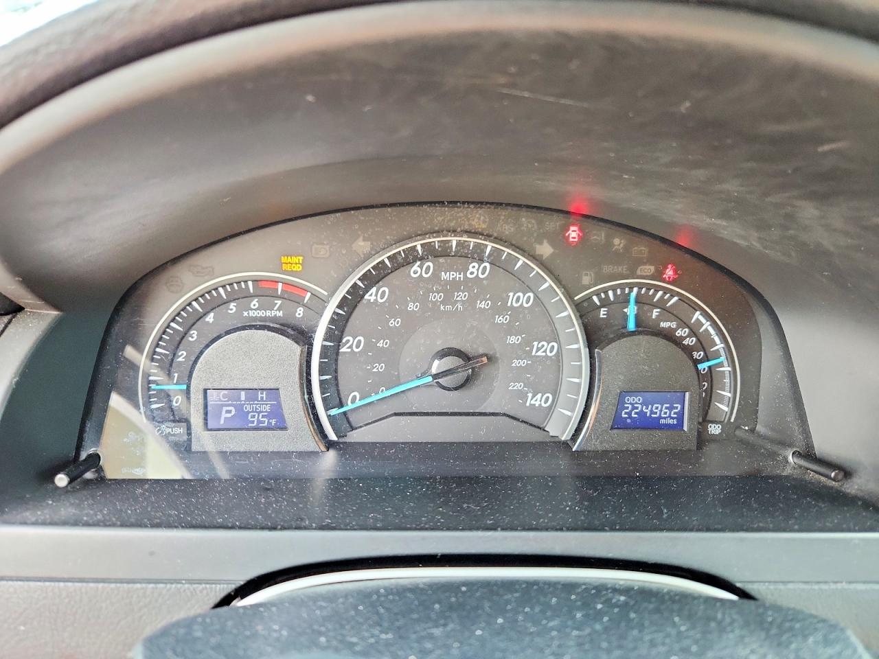 2012 Toyota Camry Le Черный vin: 4T4BF1FK2CR223869