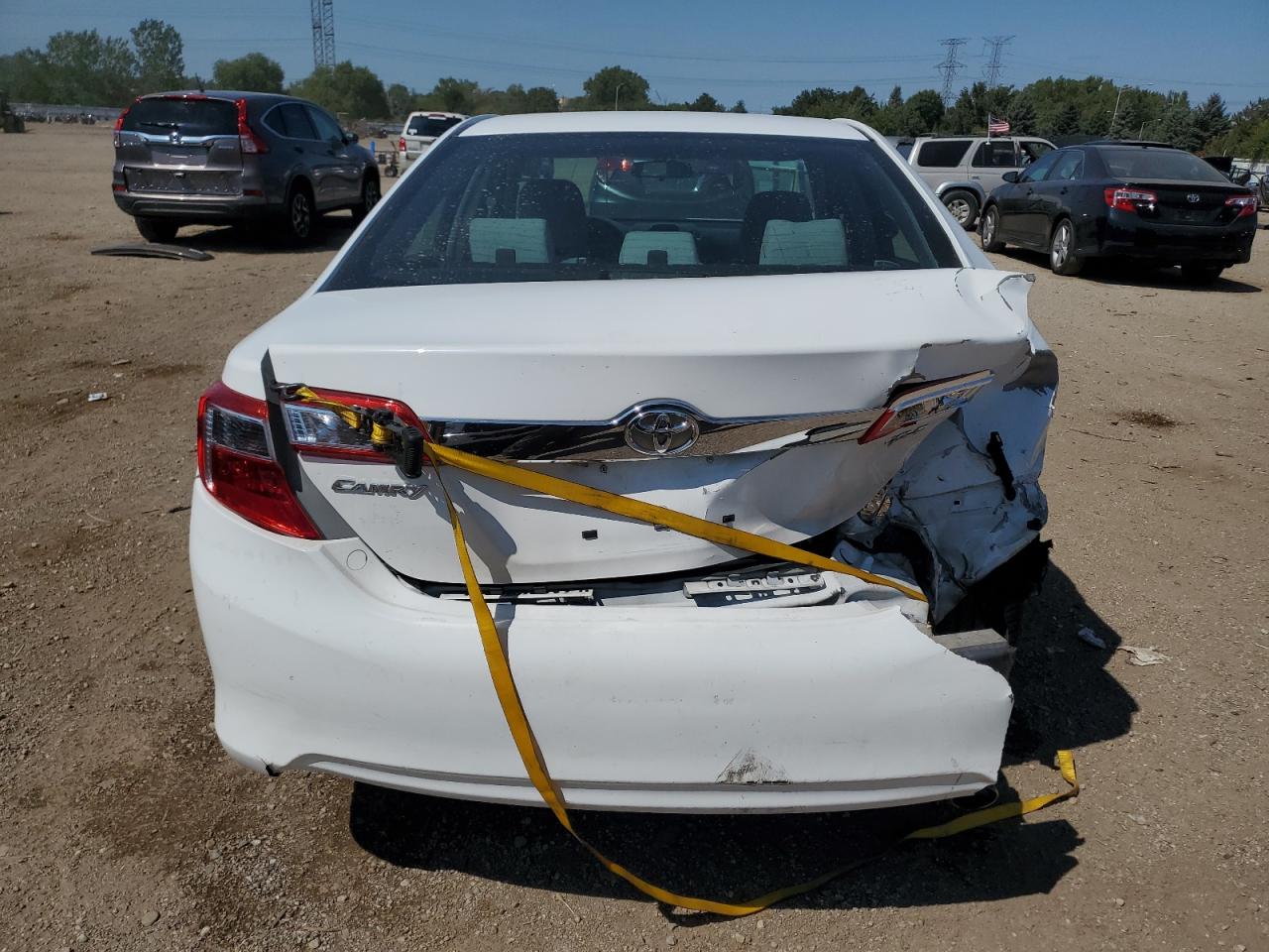 2012 Toyota Camry Xle White vin: 4T4BF1FK2CR232667