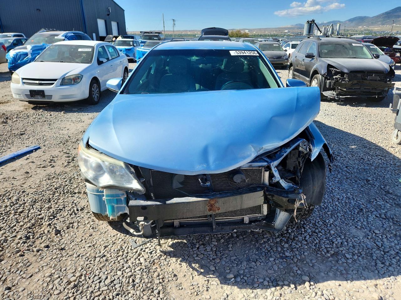 2012 Toyota Camry Le Blue vin: 4T4BF1FK2CR237187