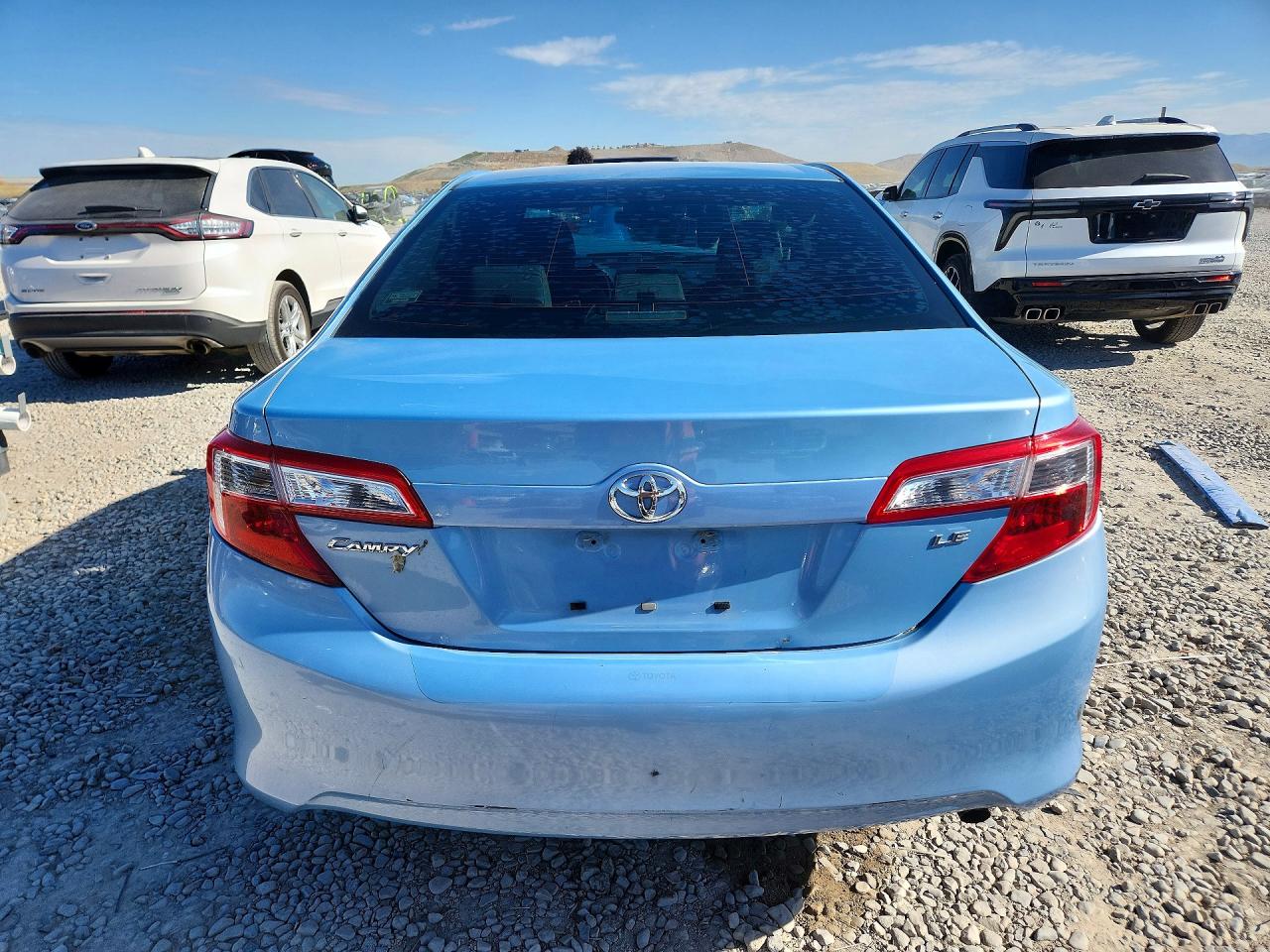 2012 Toyota Camry Le Blue vin: 4T4BF1FK2CR237187