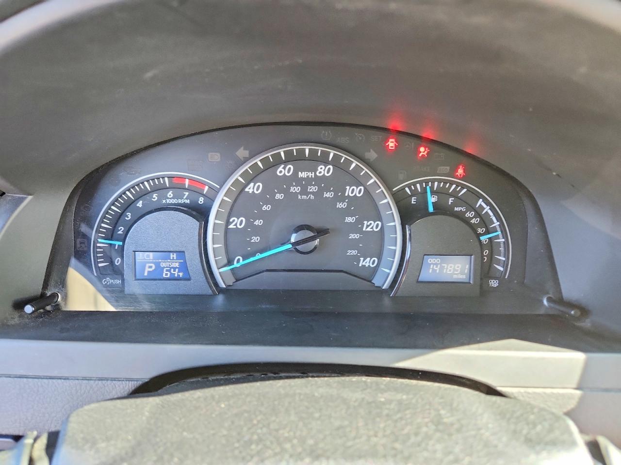 2012 Toyota Camry Le Blue vin: 4T4BF1FK2CR237187