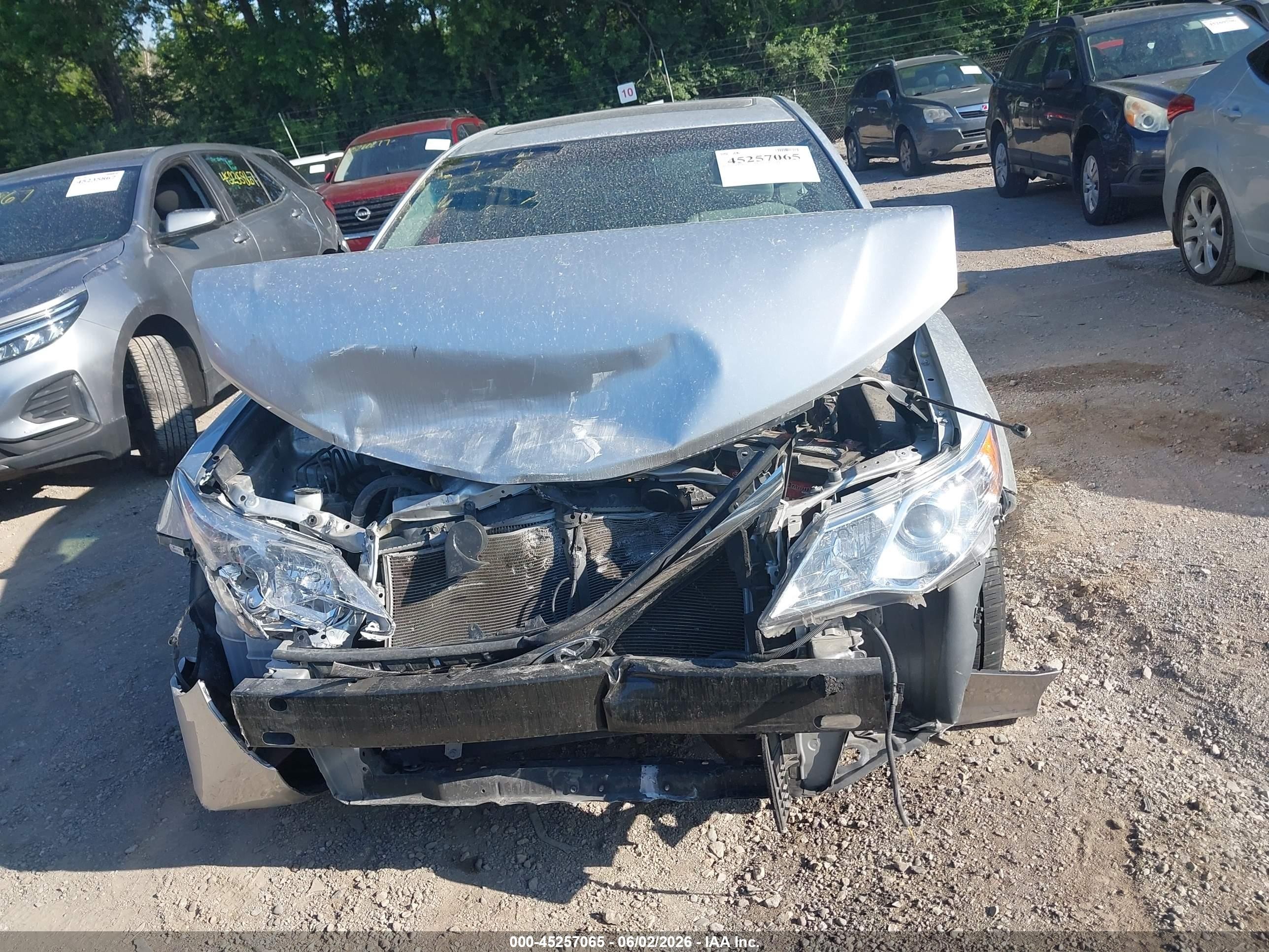 2012 Toyota Camry Xle Серебряный vin: 4T4BF1FK2CR241482