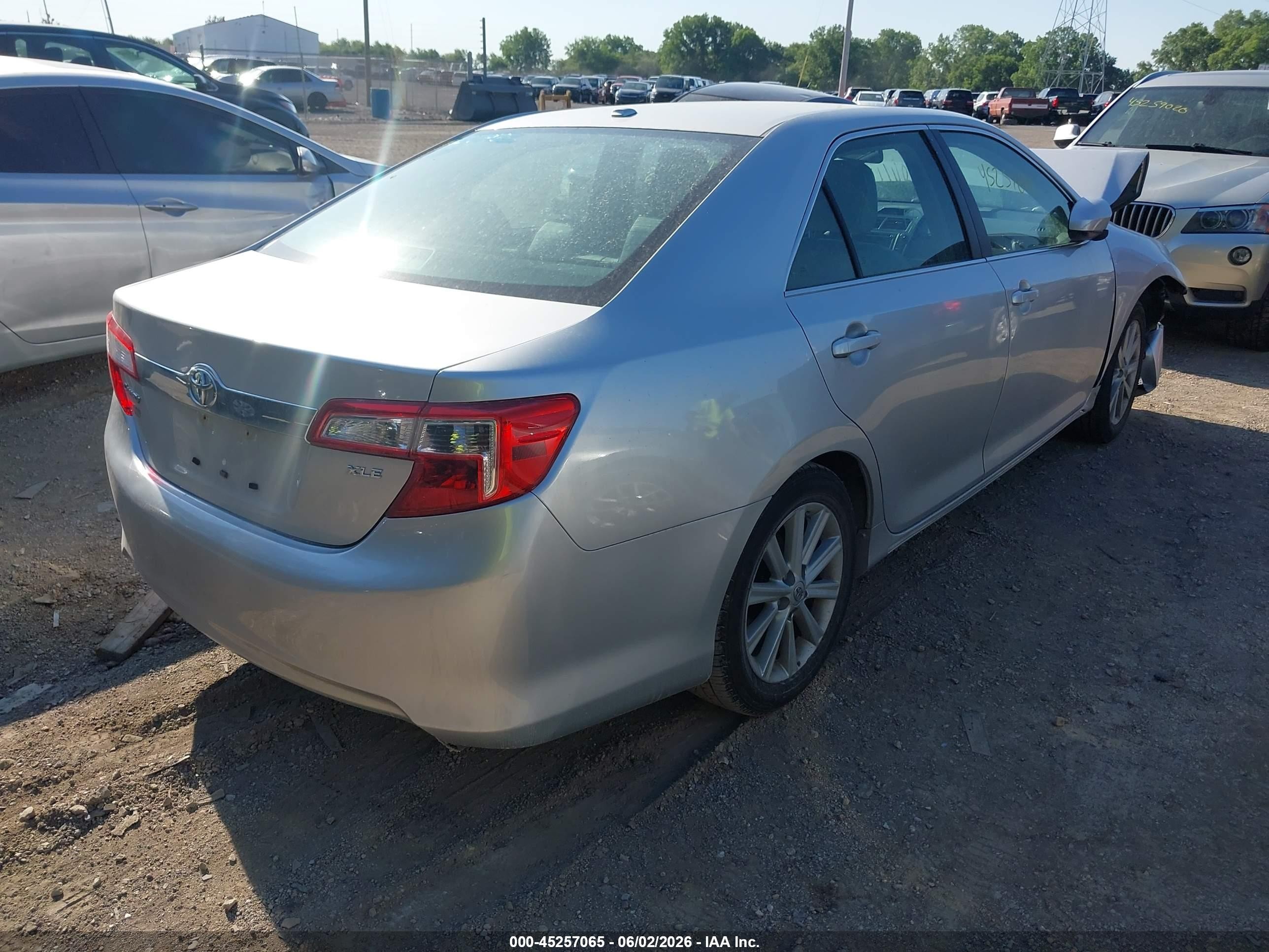 2012 Toyota Camry Xle Серебряный vin: 4T4BF1FK2CR241482