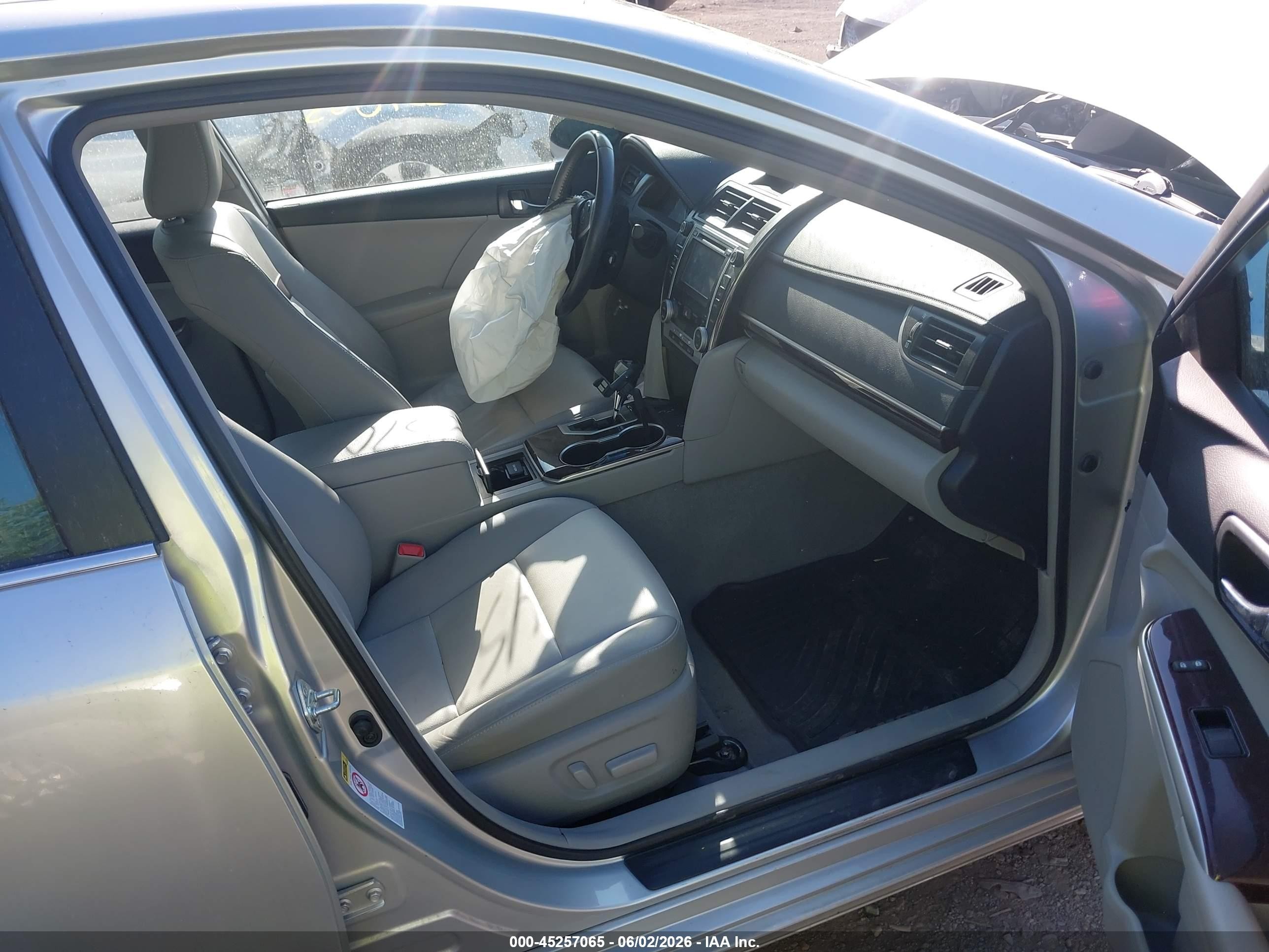 2012 Toyota Camry Xle Серебряный vin: 4T4BF1FK2CR241482