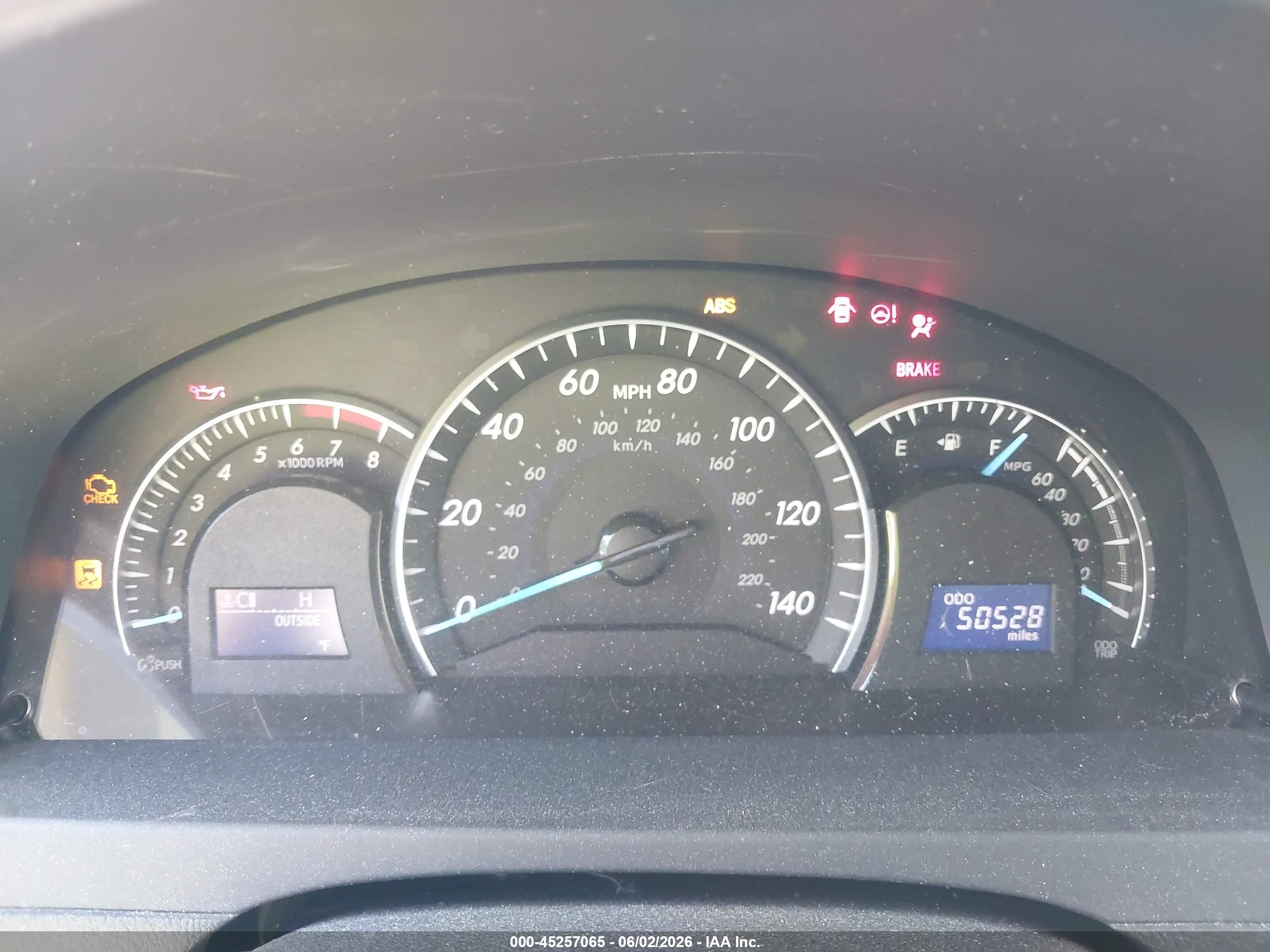 2012 Toyota Camry Xle Серебряный vin: 4T4BF1FK2CR241482