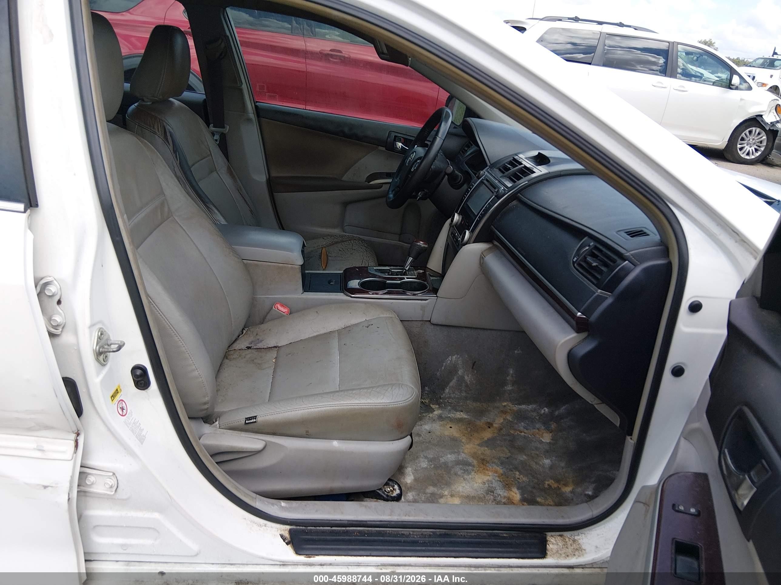 2012 Toyota Camry Xle Белый vin: 4T4BF1FK2CR246357