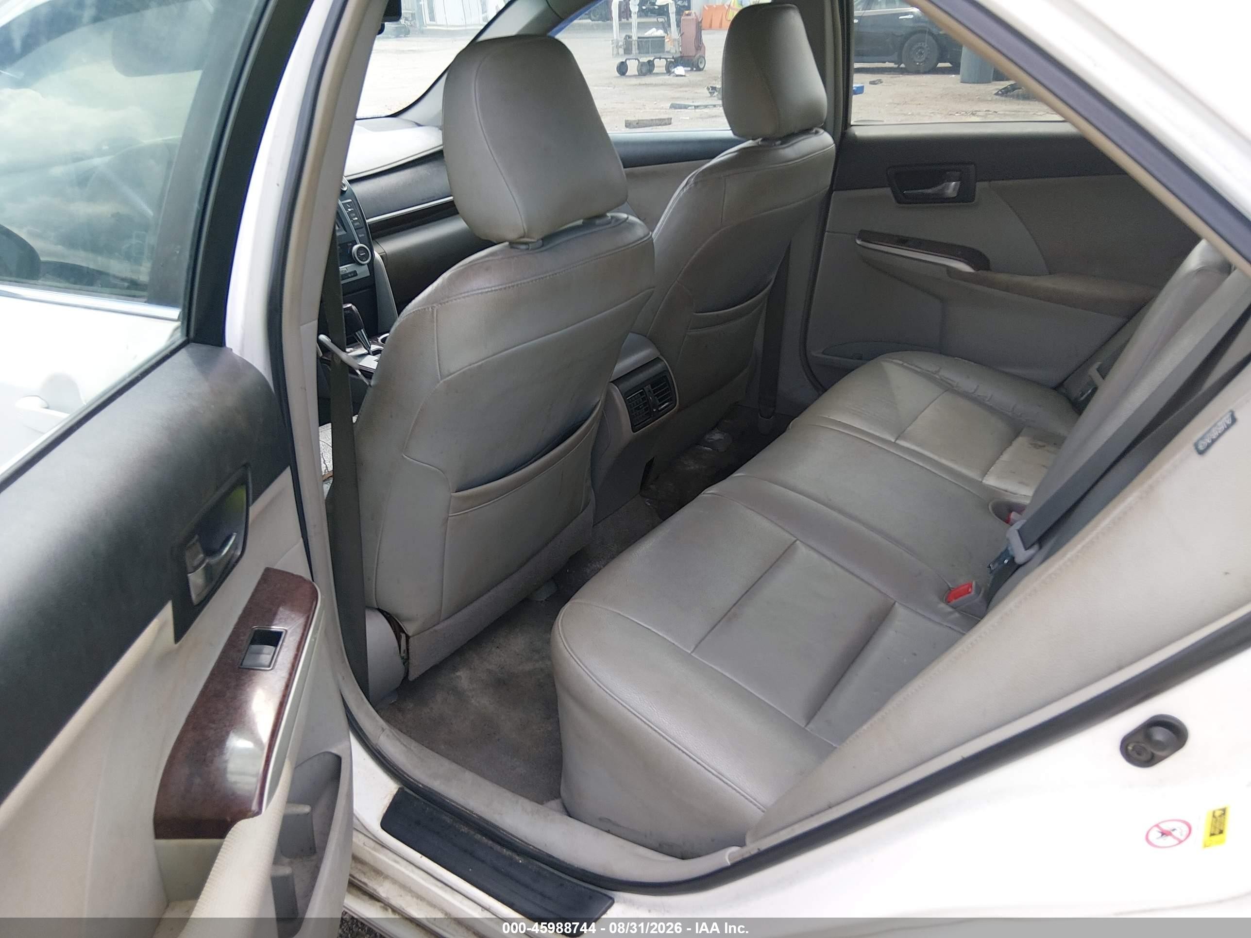 2012 Toyota Camry Xle Белый vin: 4T4BF1FK2CR246357