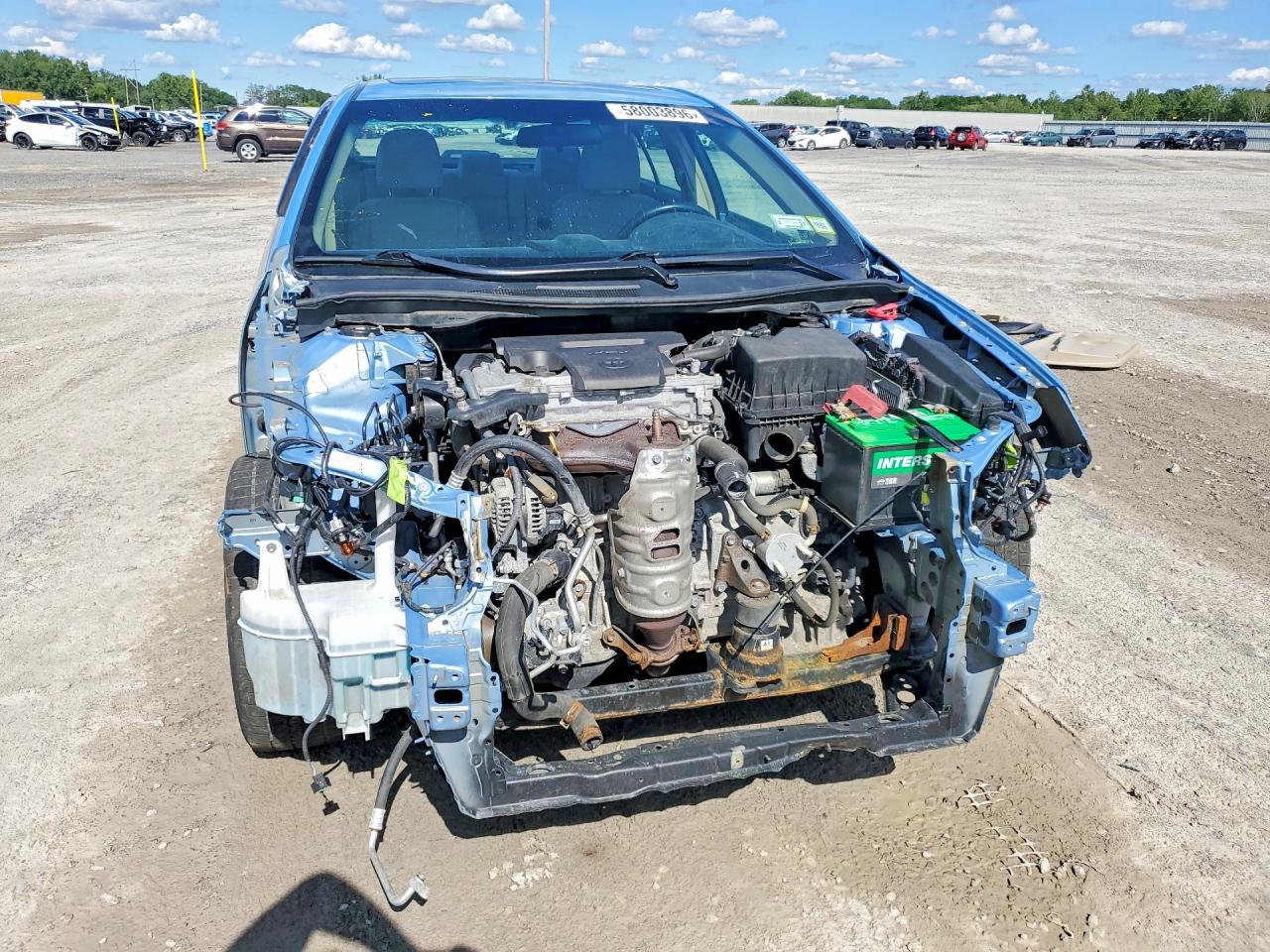 2012 Toyota Camry Xle Blue vin: 4T4BF1FK2CR249694