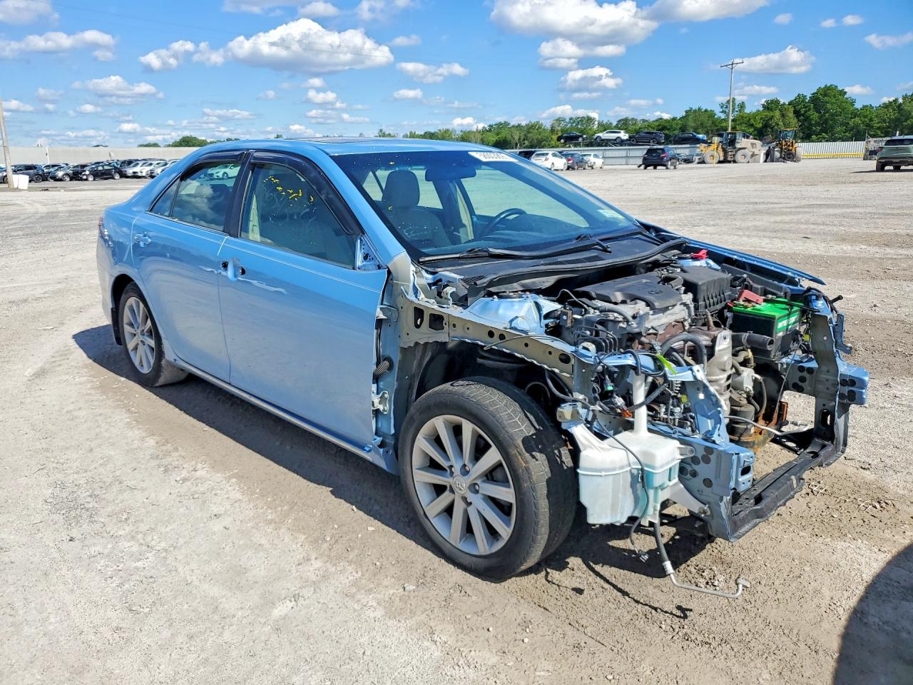 2012 Toyota Camry Xle Blue vin: 4T4BF1FK2CR249694