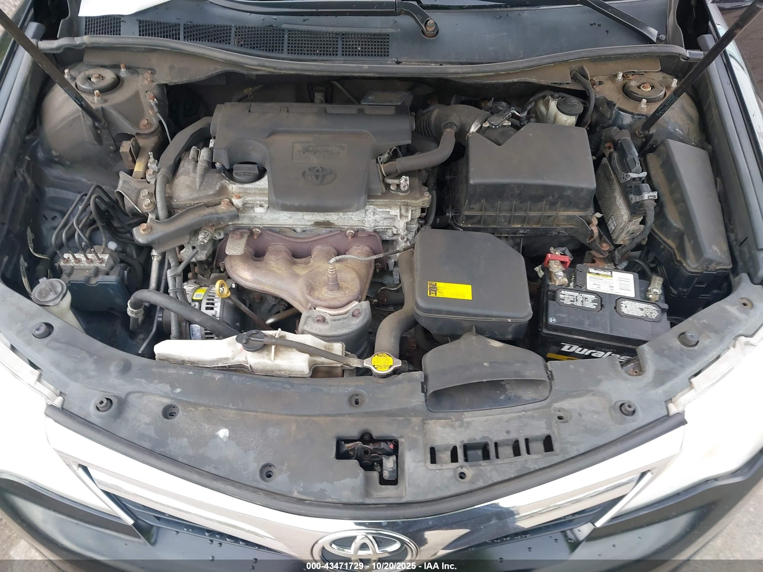 2012 Toyota Camry Le Black vin: 4T4BF1FK2CR268164