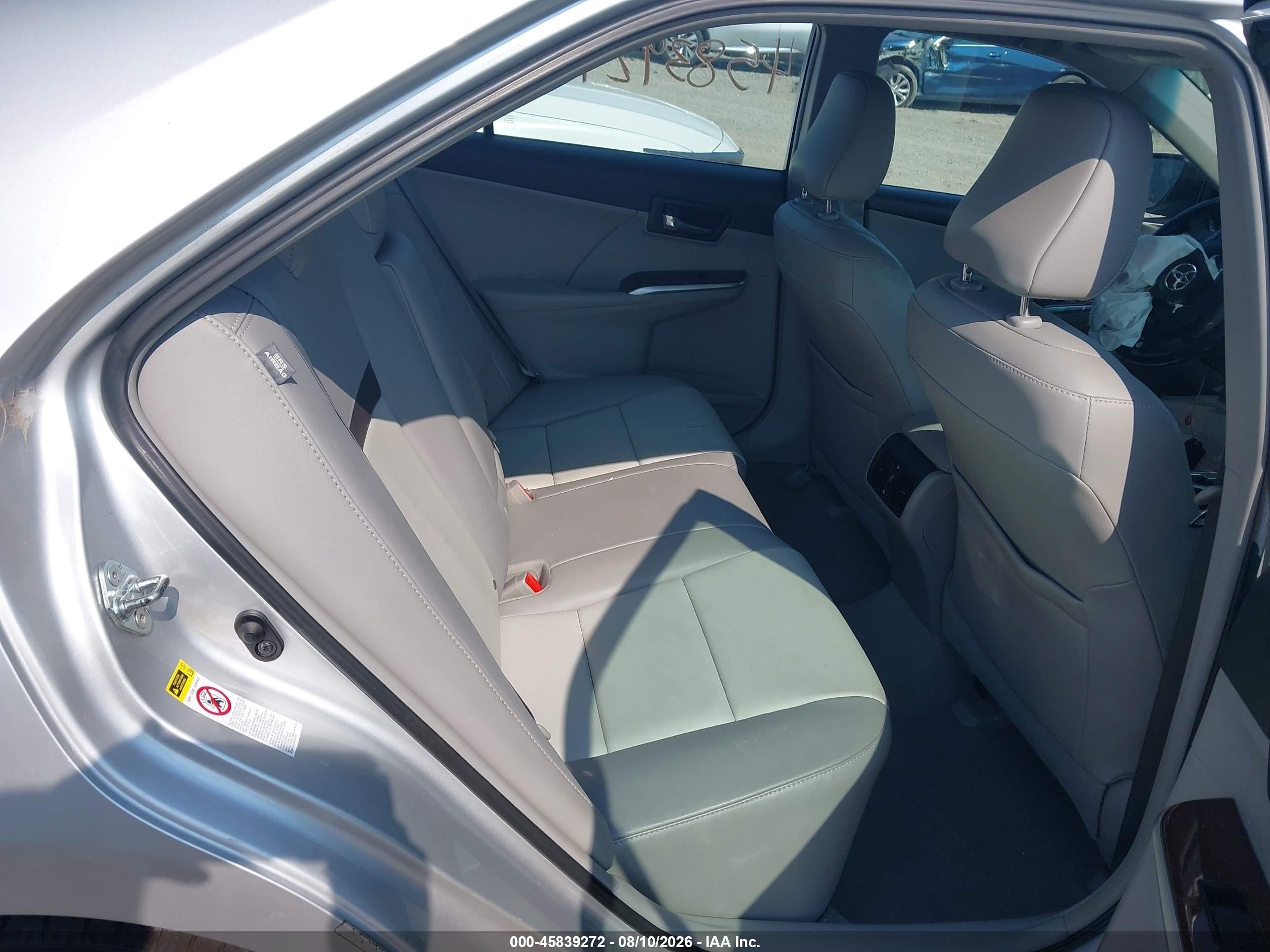 2012 Toyota Camry Xle Серебряный vin: 4T4BF1FK2CR272750