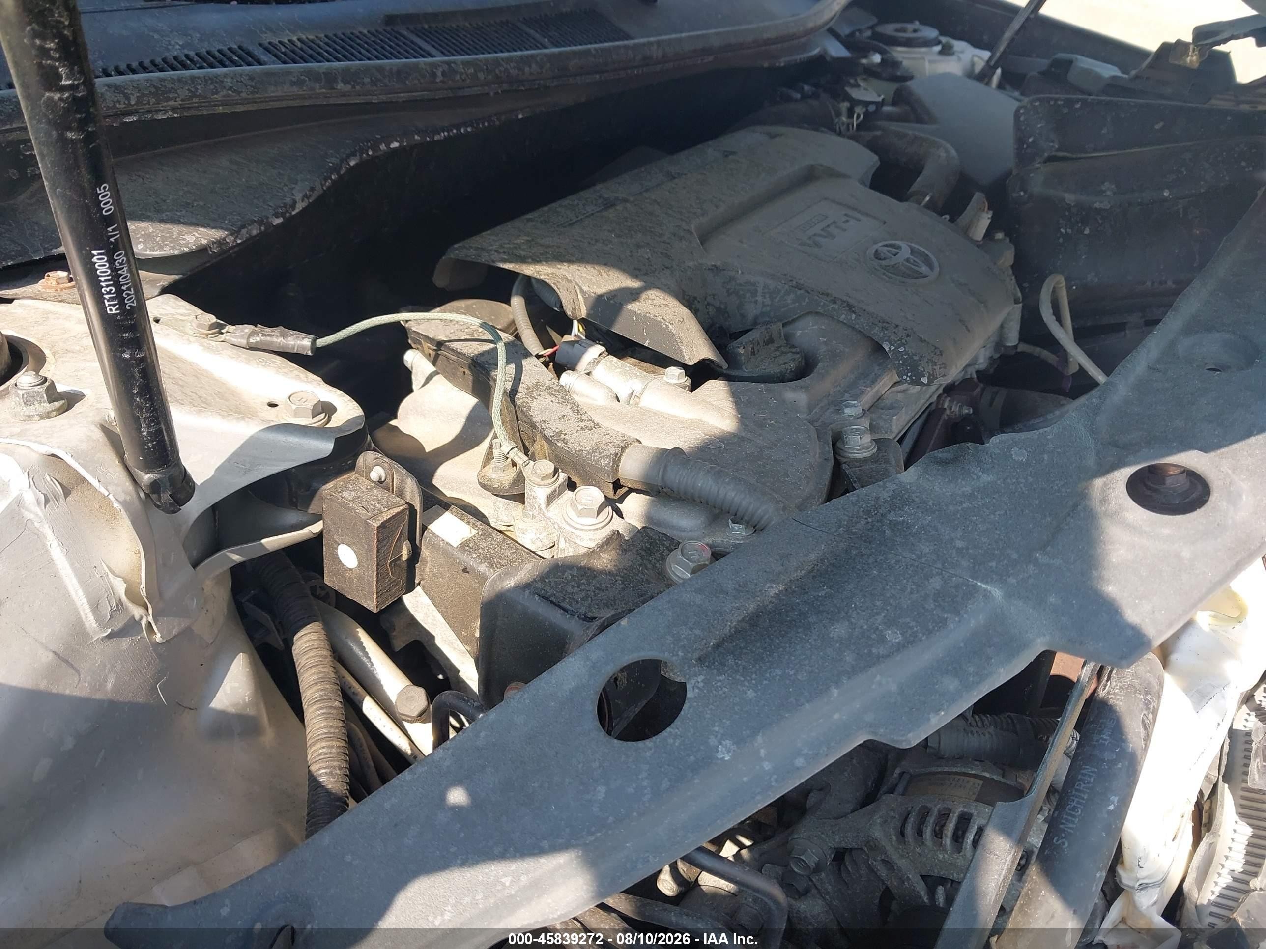 2012 Toyota Camry Xle Серебряный vin: 4T4BF1FK2CR272750