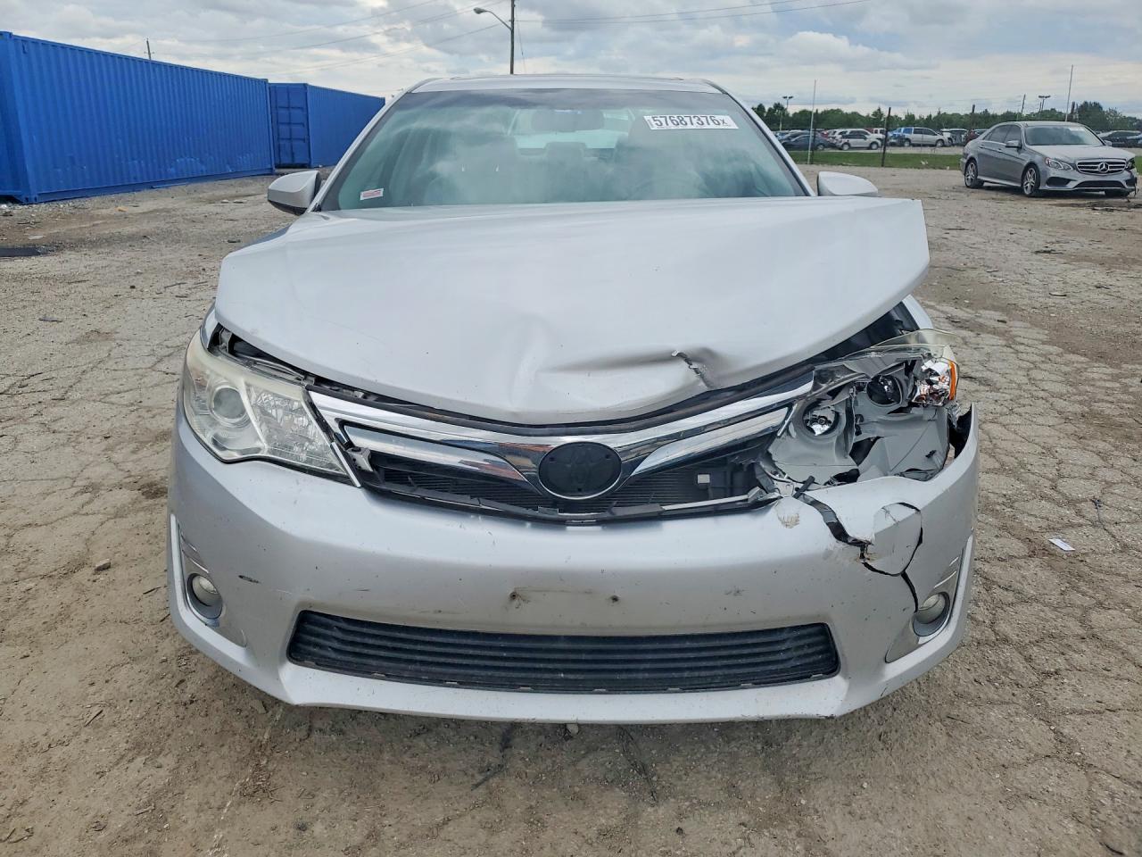 2012 Toyota Camry Xle Серебряный vin: 4T4BF1FK2CR272876