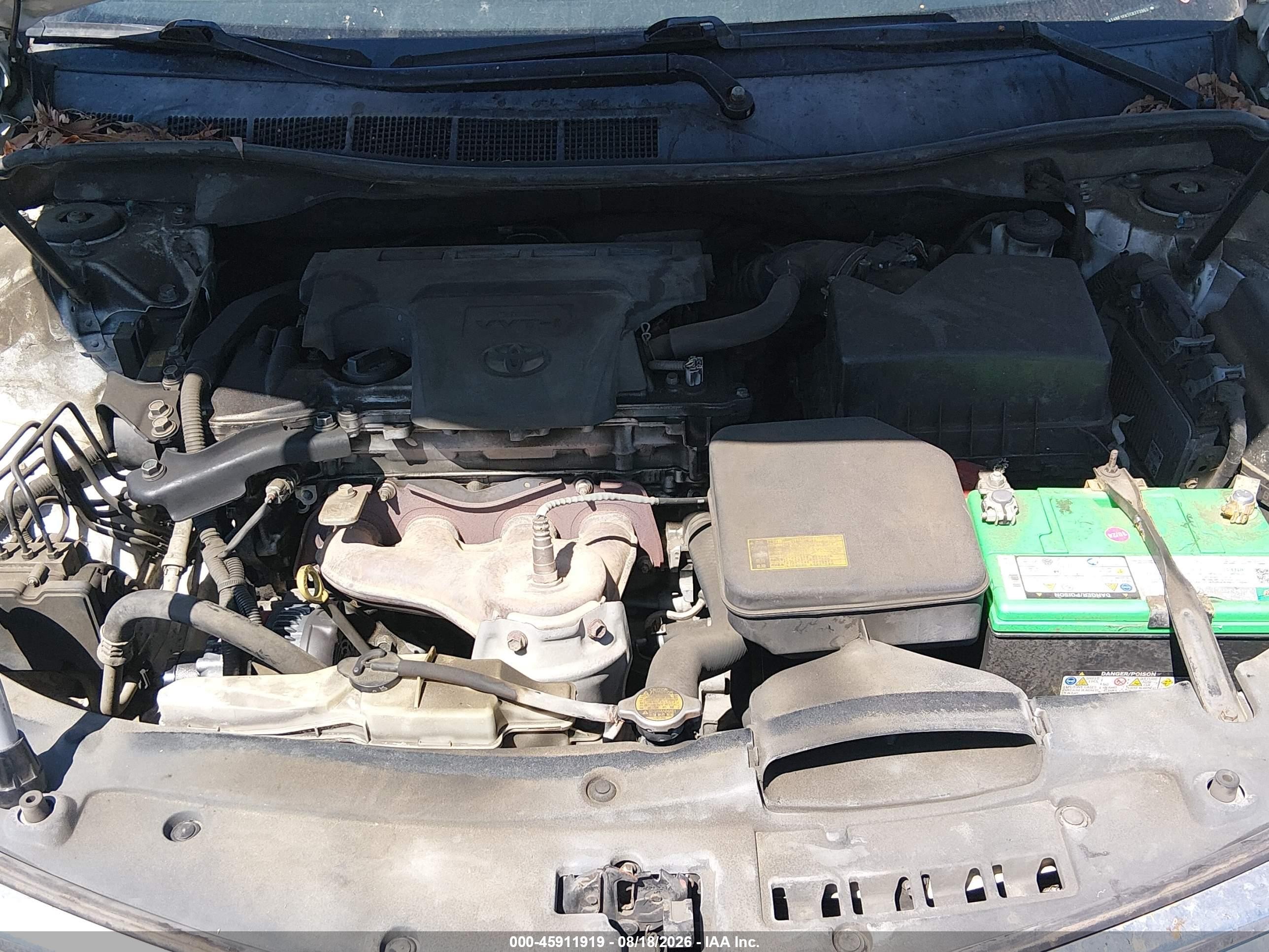 2012 Toyota Camry Le White vin: 4T4BF1FK2CR273963