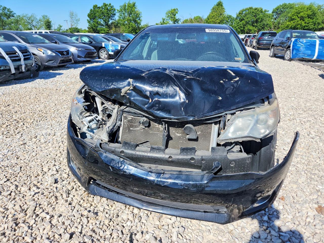 2013 Toyota Camry L Черный vin: 4T4BF1FK2DR283443