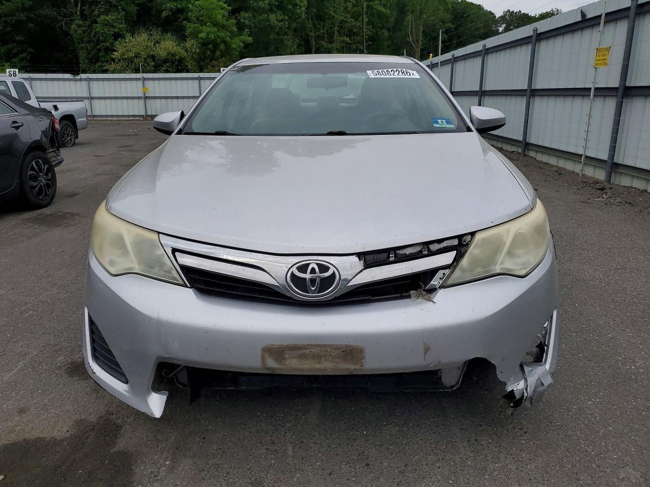 2013 Toyota Camry Silver vin: 4T4BF1FK2DR293437