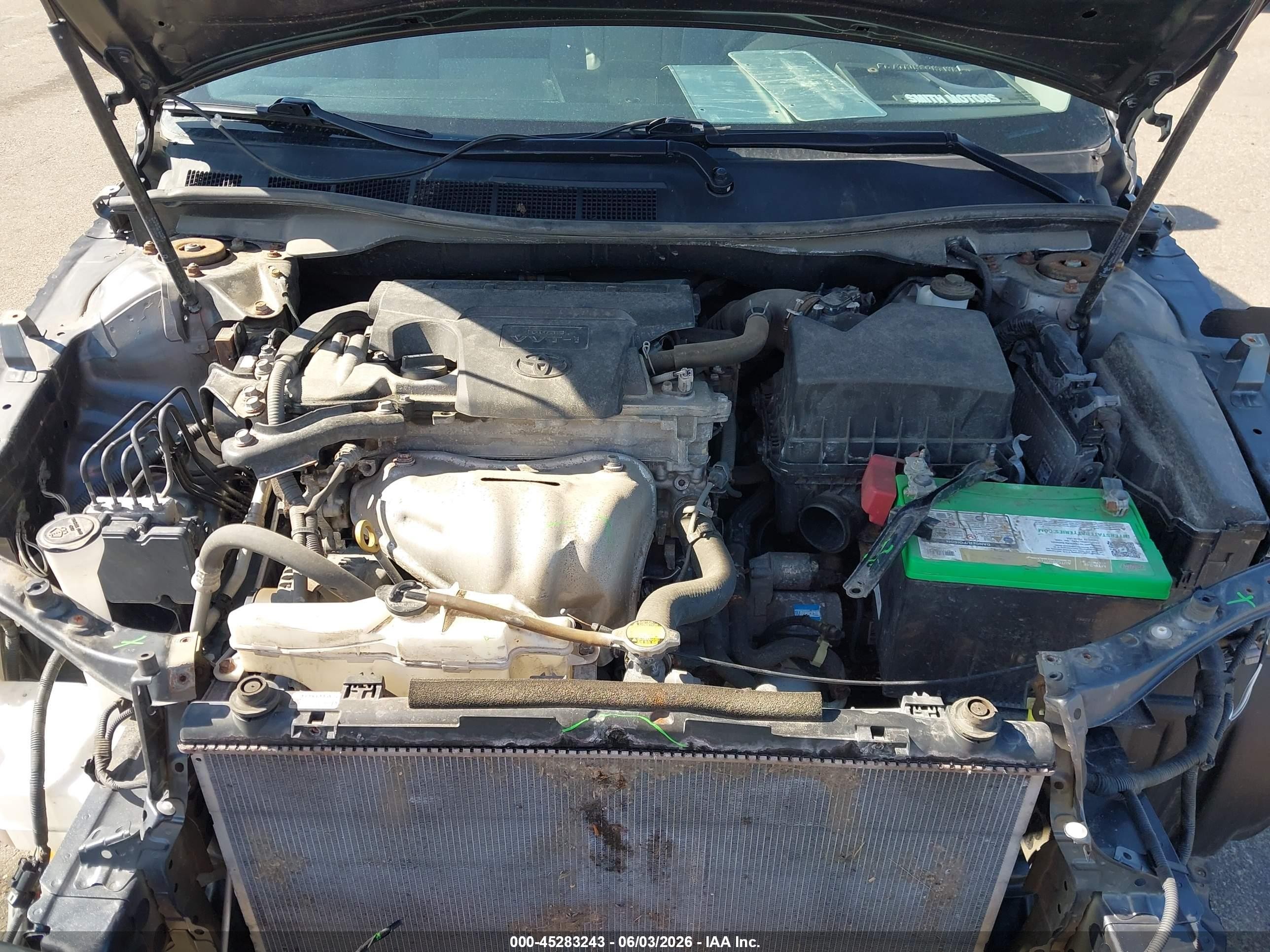 2013 Toyota Camry Le Gray vin: 4T4BF1FK2DR300192