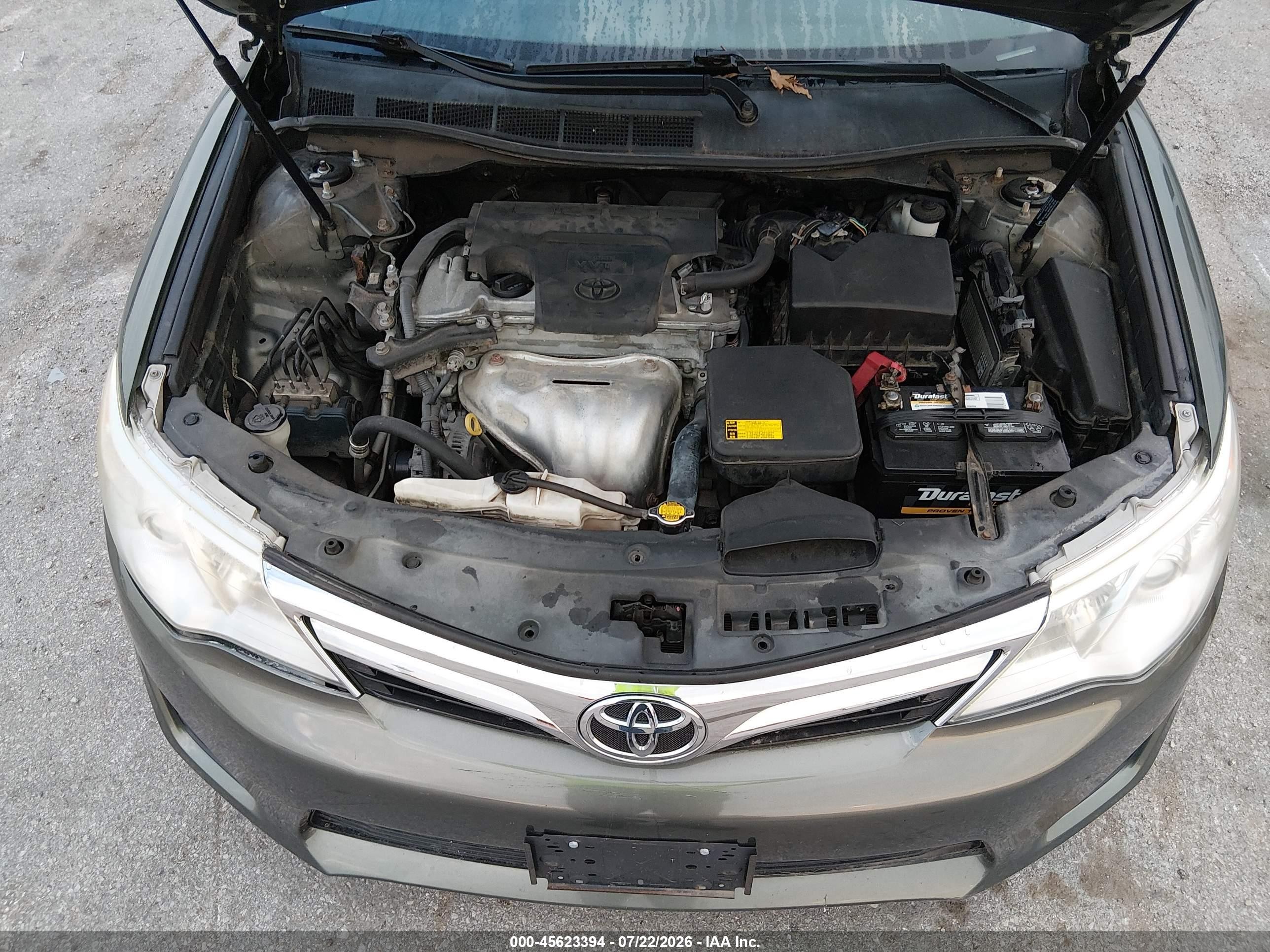 2013 Toyota Camry Le Бордовый vin: 4T4BF1FK2DR330454
