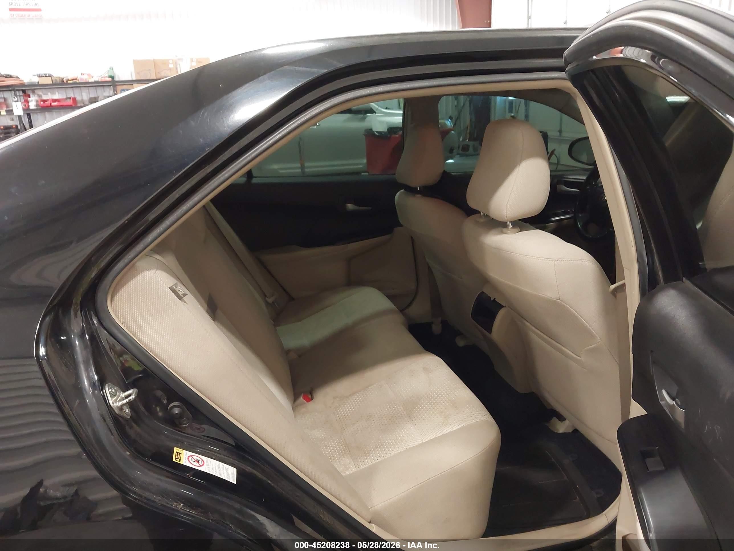 2014 Toyota Camry Le Black vin: 4T4BF1FK2ER337633