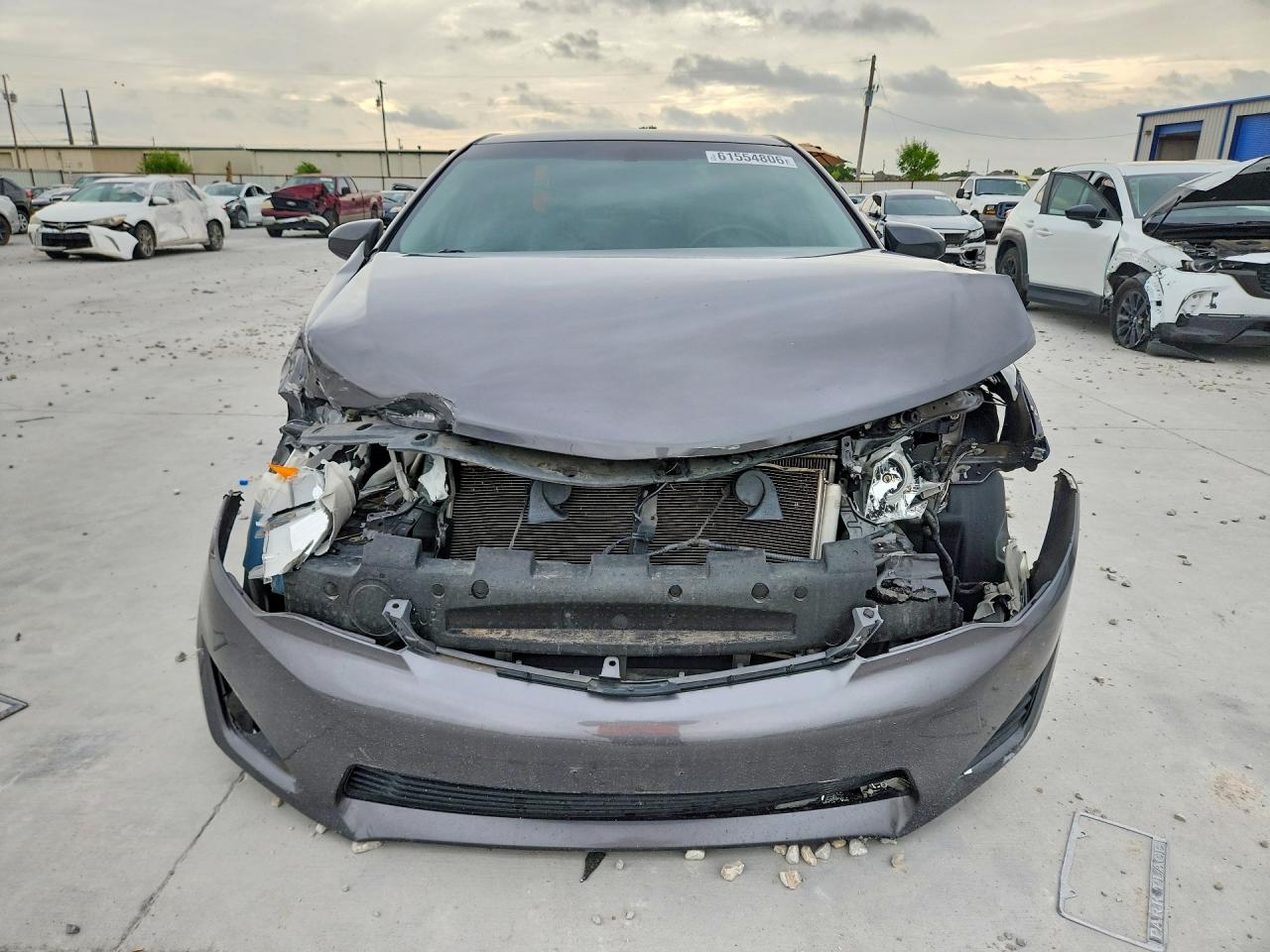 2014 Toyota Camry Le Gray vin: 4T4BF1FK2ER339625