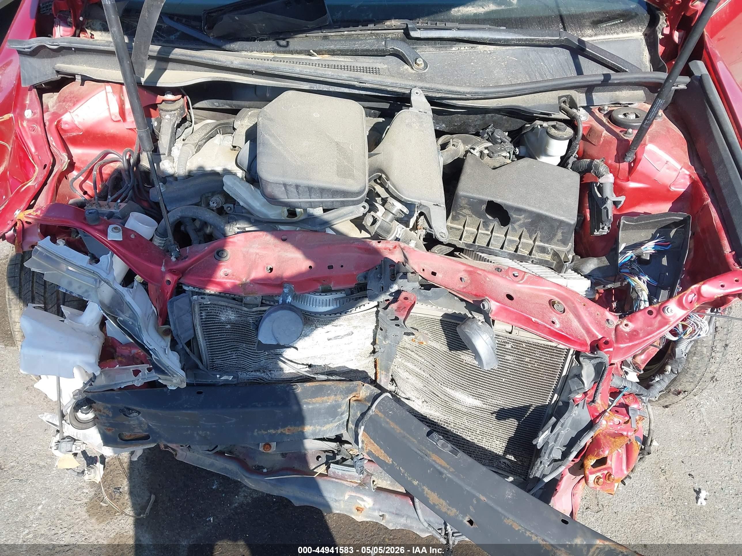 2014 Toyota Camry L Red vin: 4T4BF1FK2ER353816