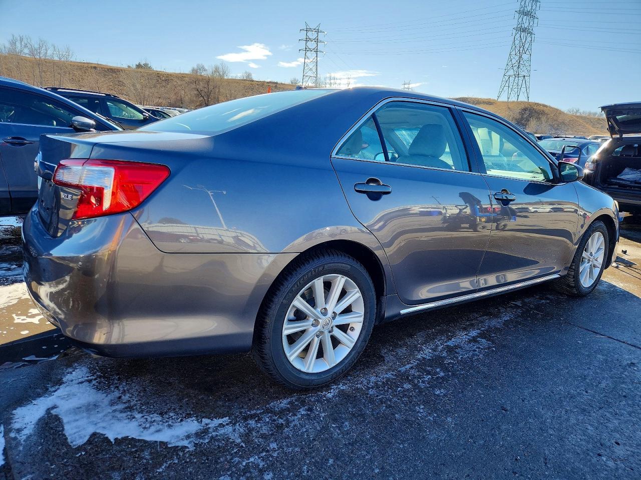 2014 Toyota Camry Xle Gray vin: 4T4BF1FK2ER380319