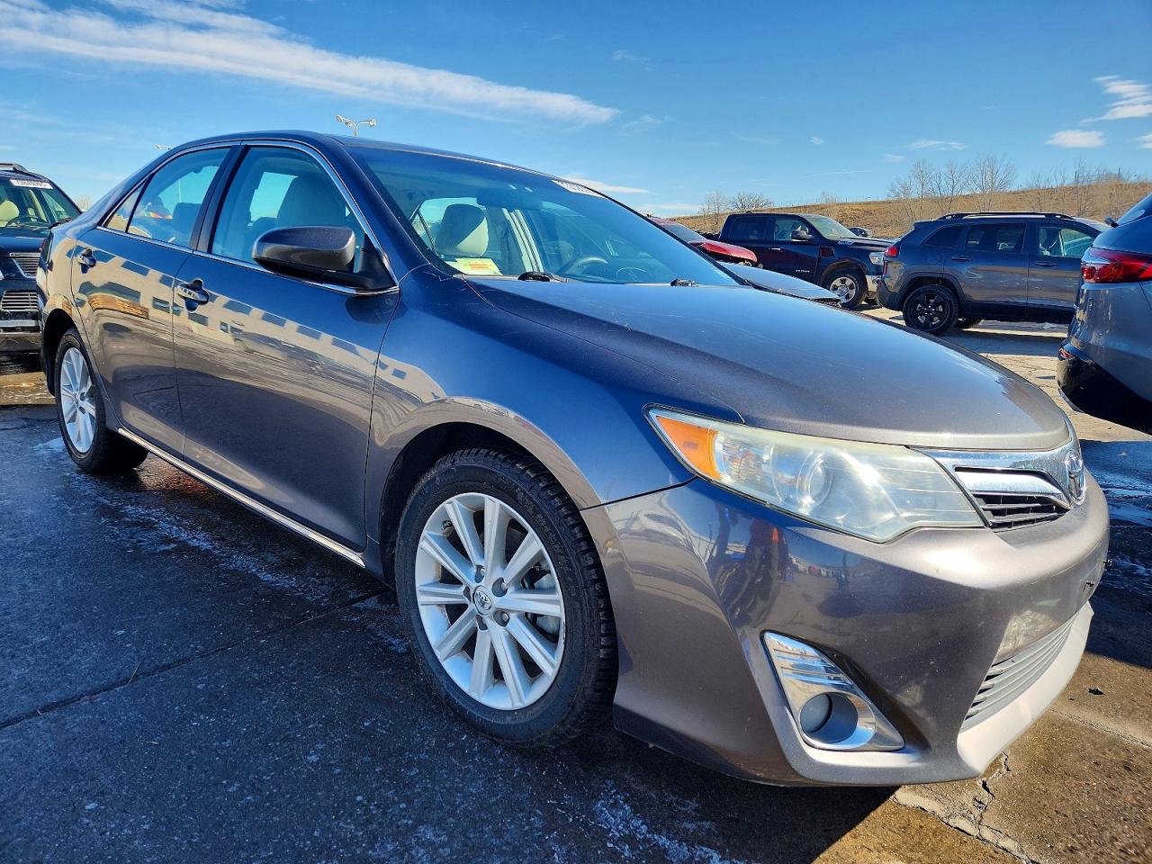 2014 Toyota Camry Xle Gray vin: 4T4BF1FK2ER380319