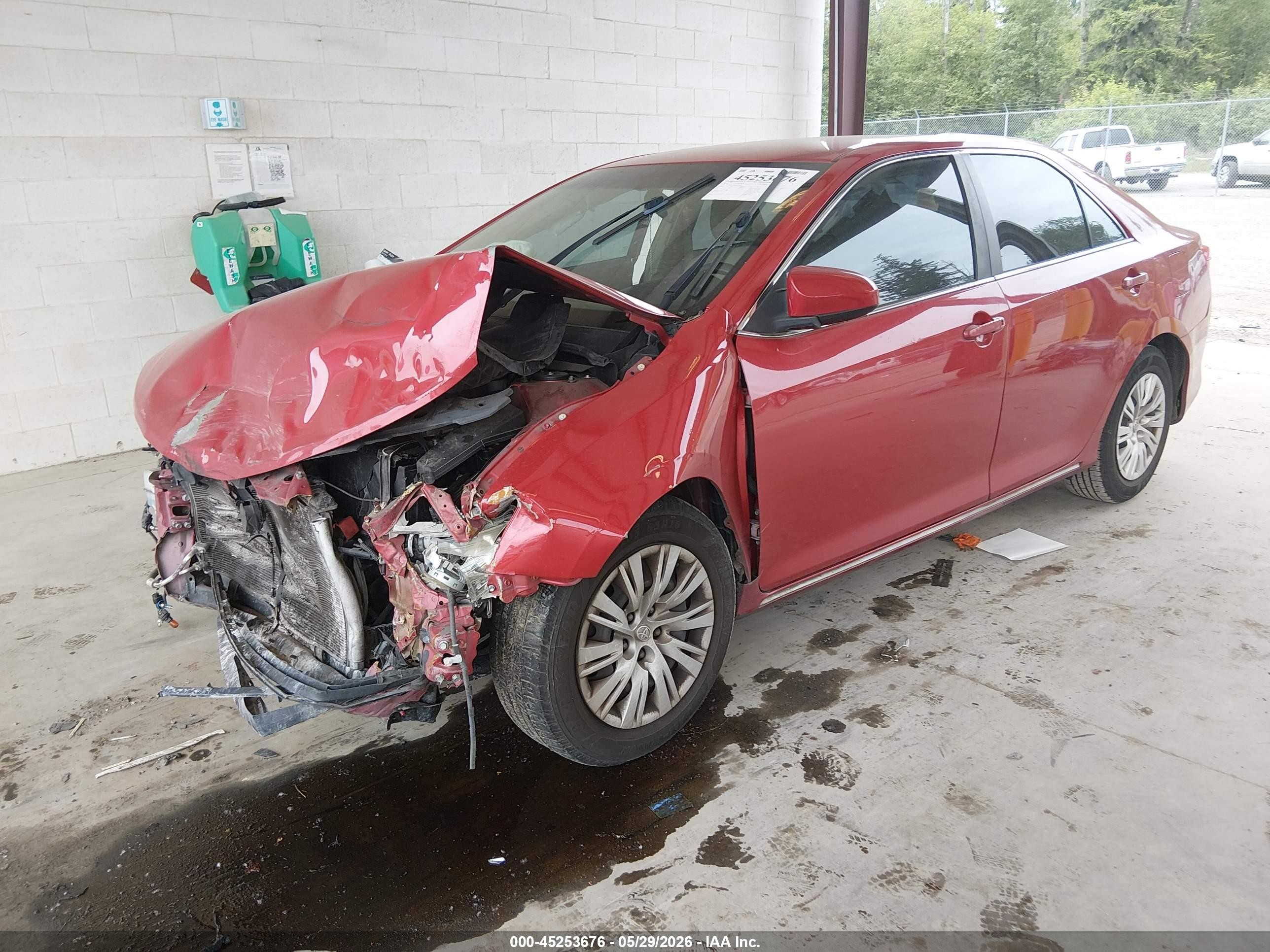 2014 Toyota Camry Le Red vin: 4T4BF1FK2ER389389