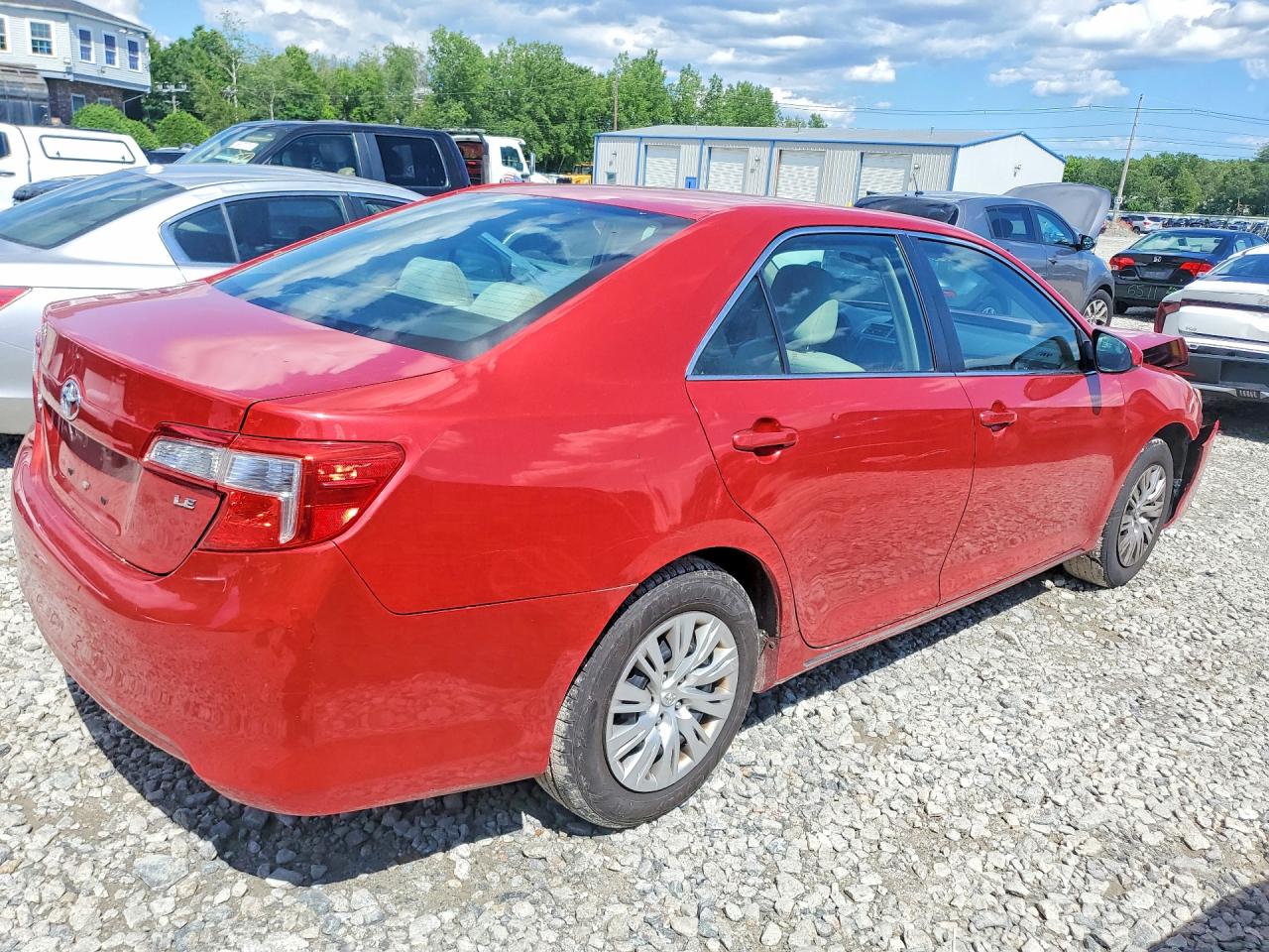 2014 Toyota Camry Le Red vin: 4T4BF1FK2ER406112