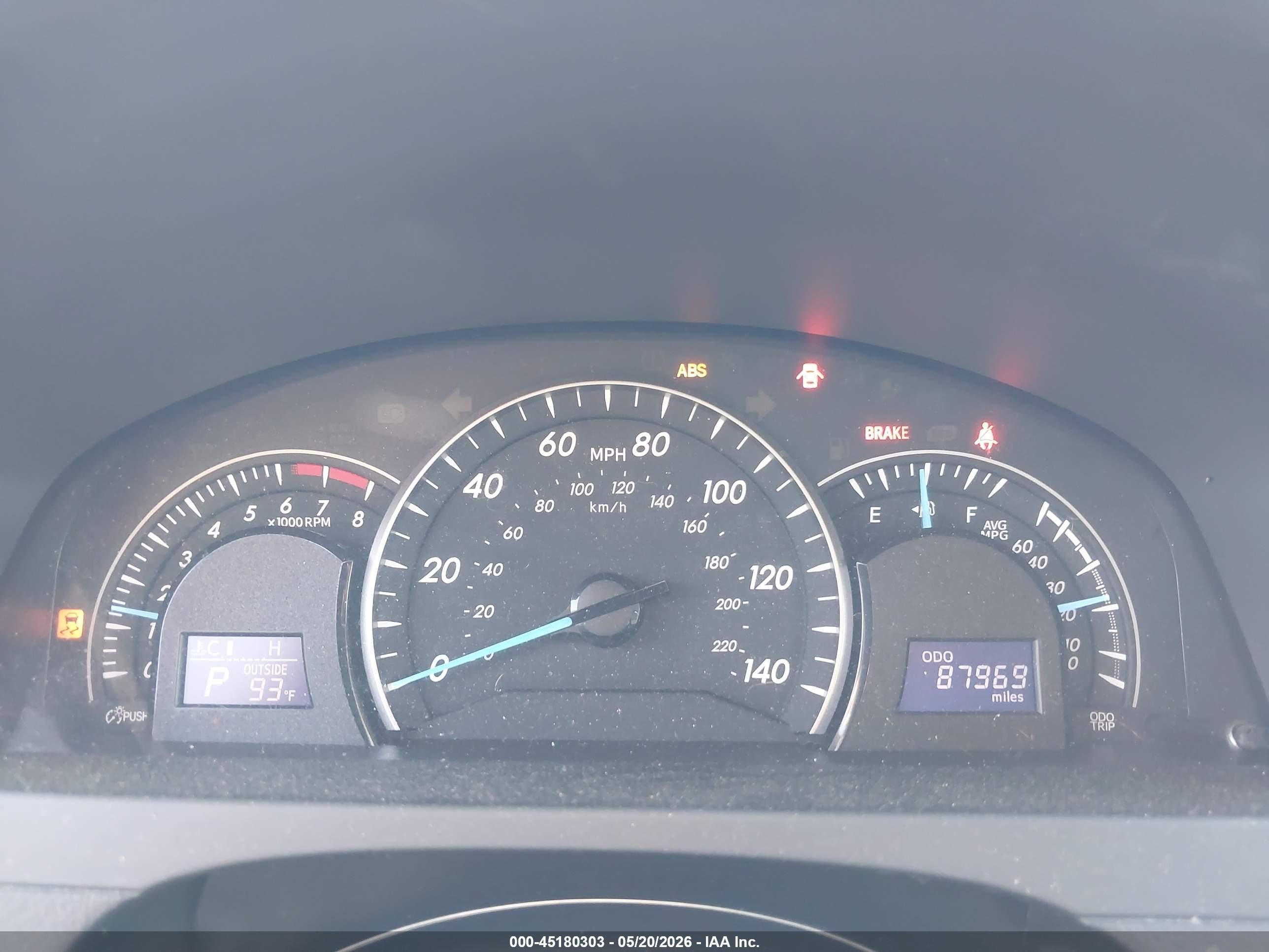 2014 Toyota Camry Le Синий vin: 4T4BF1FK2ER411682