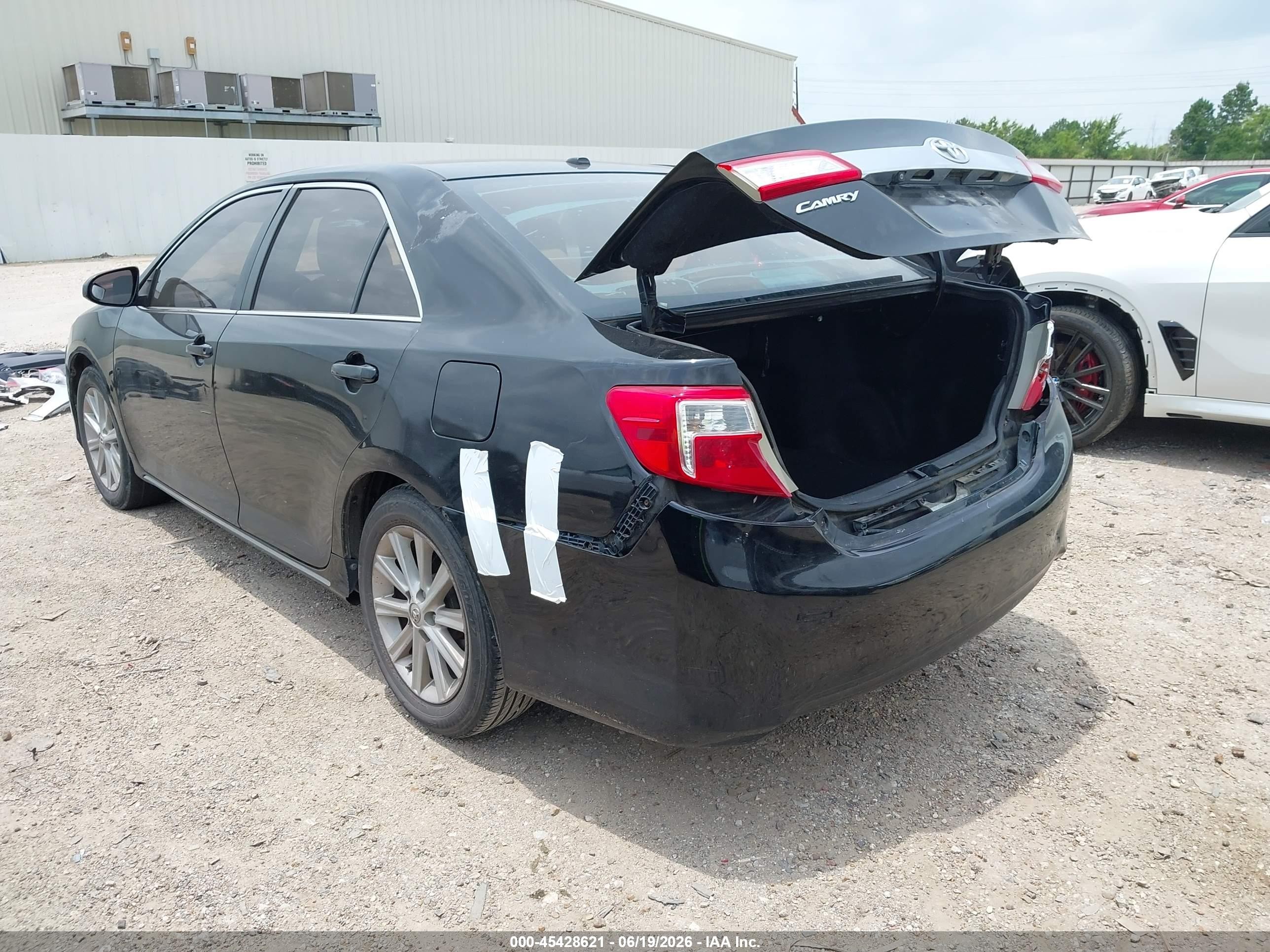 2014 Toyota Camry Xle Black vin: 4T4BF1FK2ER417532