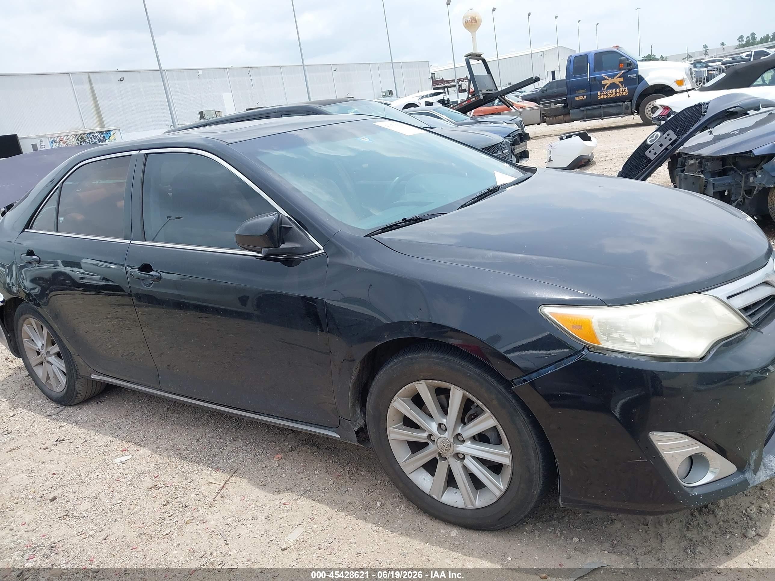 2014 Toyota Camry Xle Black vin: 4T4BF1FK2ER417532