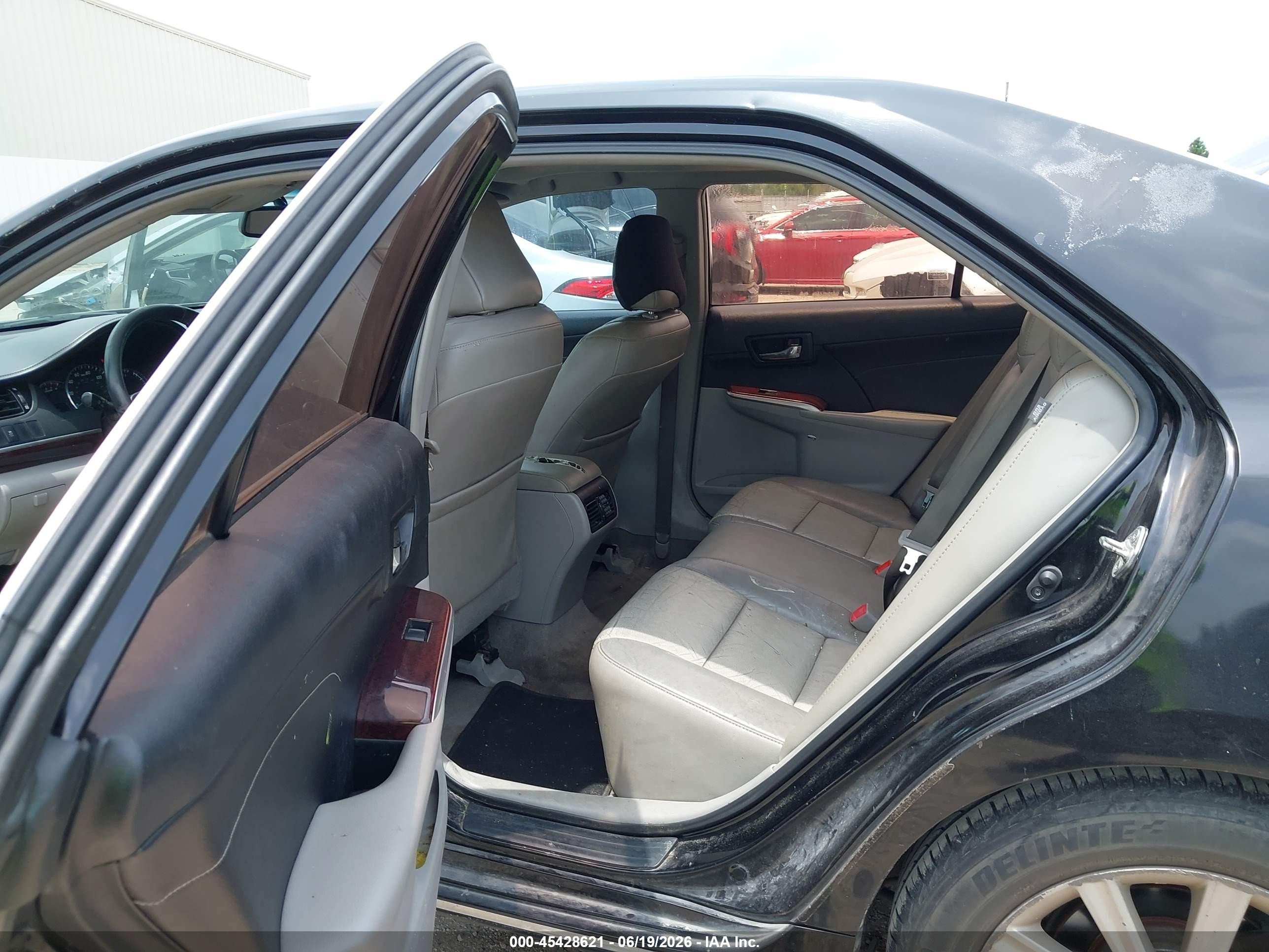 2014 Toyota Camry Xle Black vin: 4T4BF1FK2ER417532