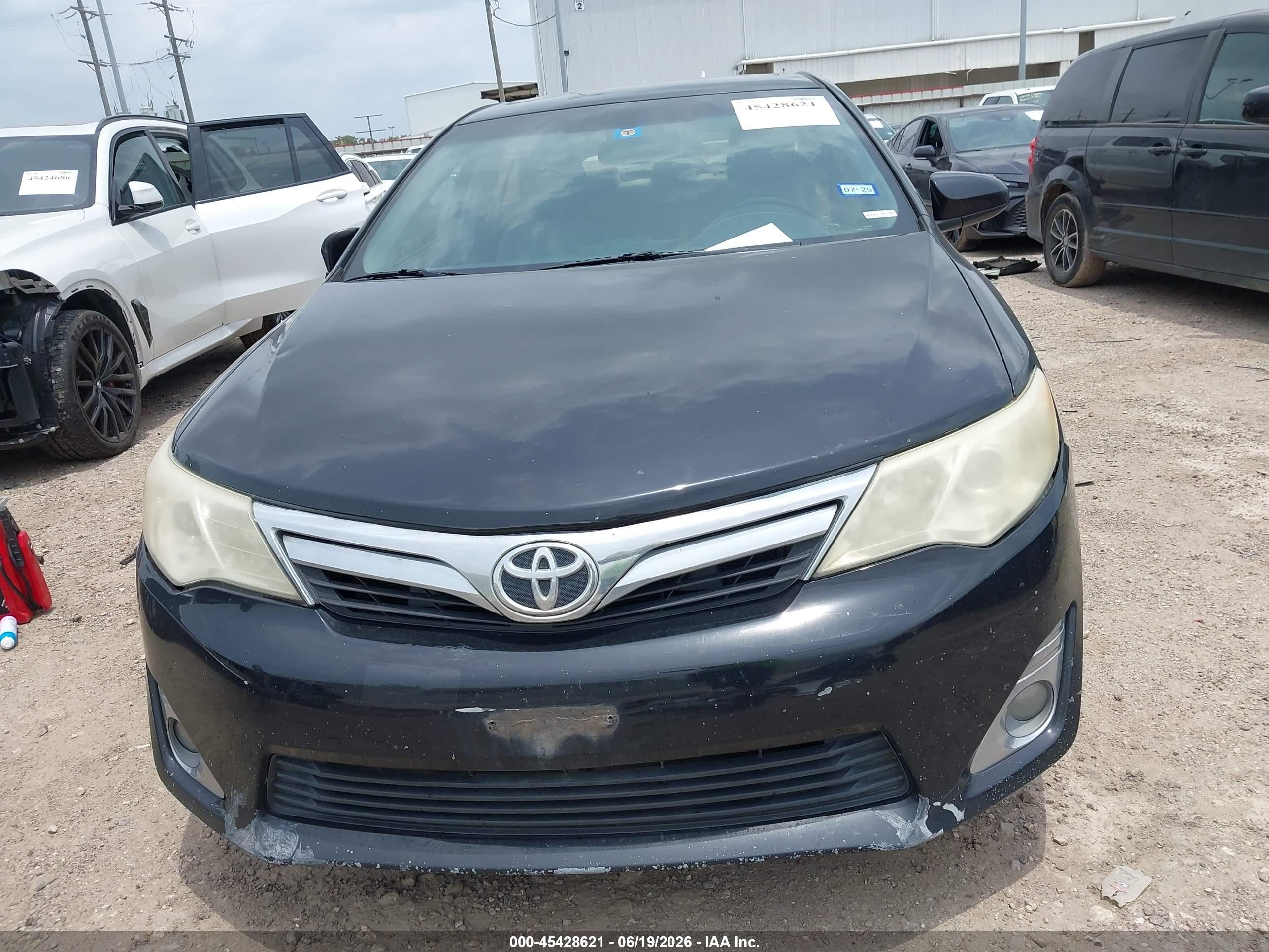 2014 Toyota Camry Xle Black vin: 4T4BF1FK2ER417532