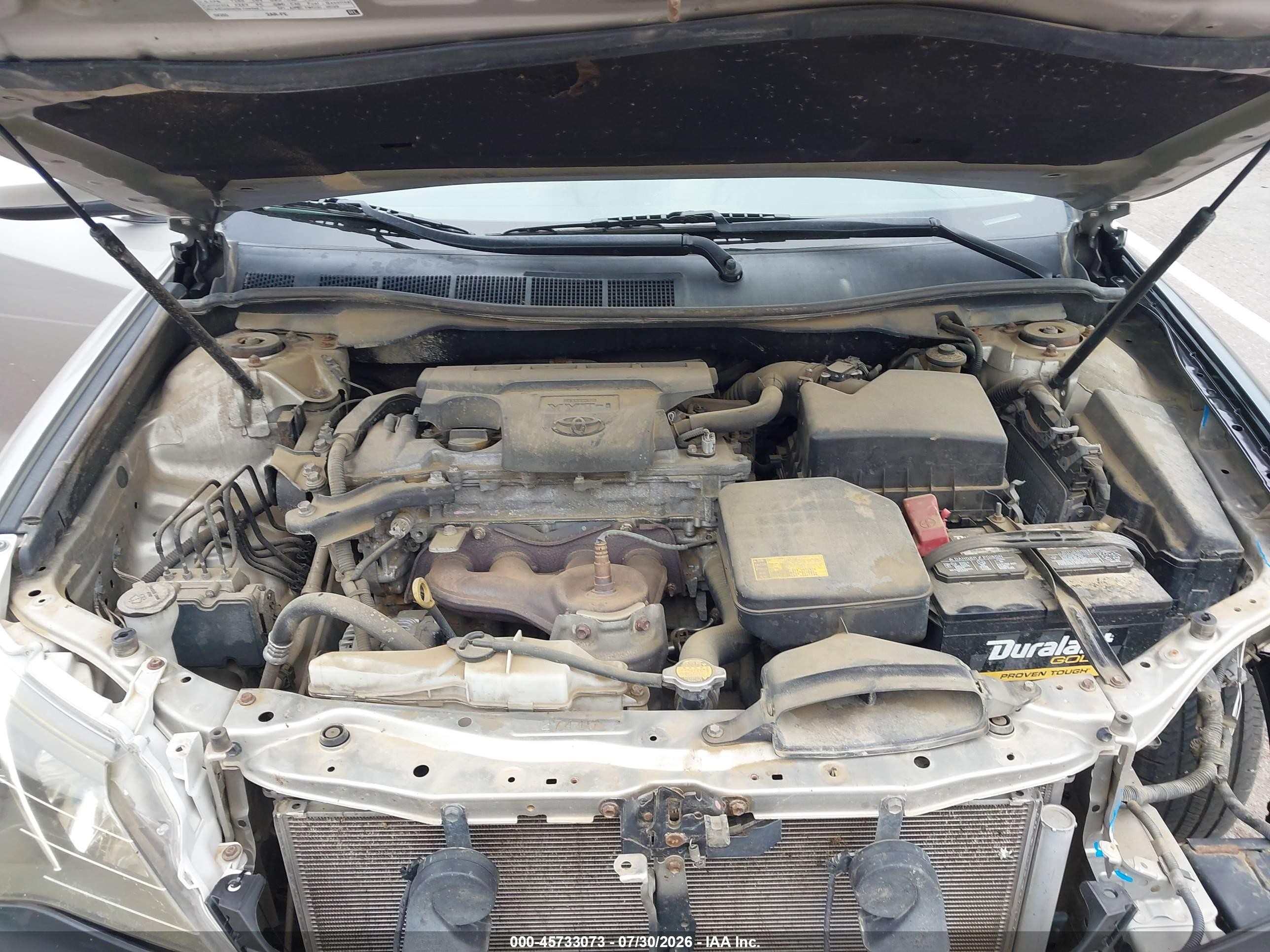 2014 Toyota Camry Le Золотой vin: 4T4BF1FK2ER426988