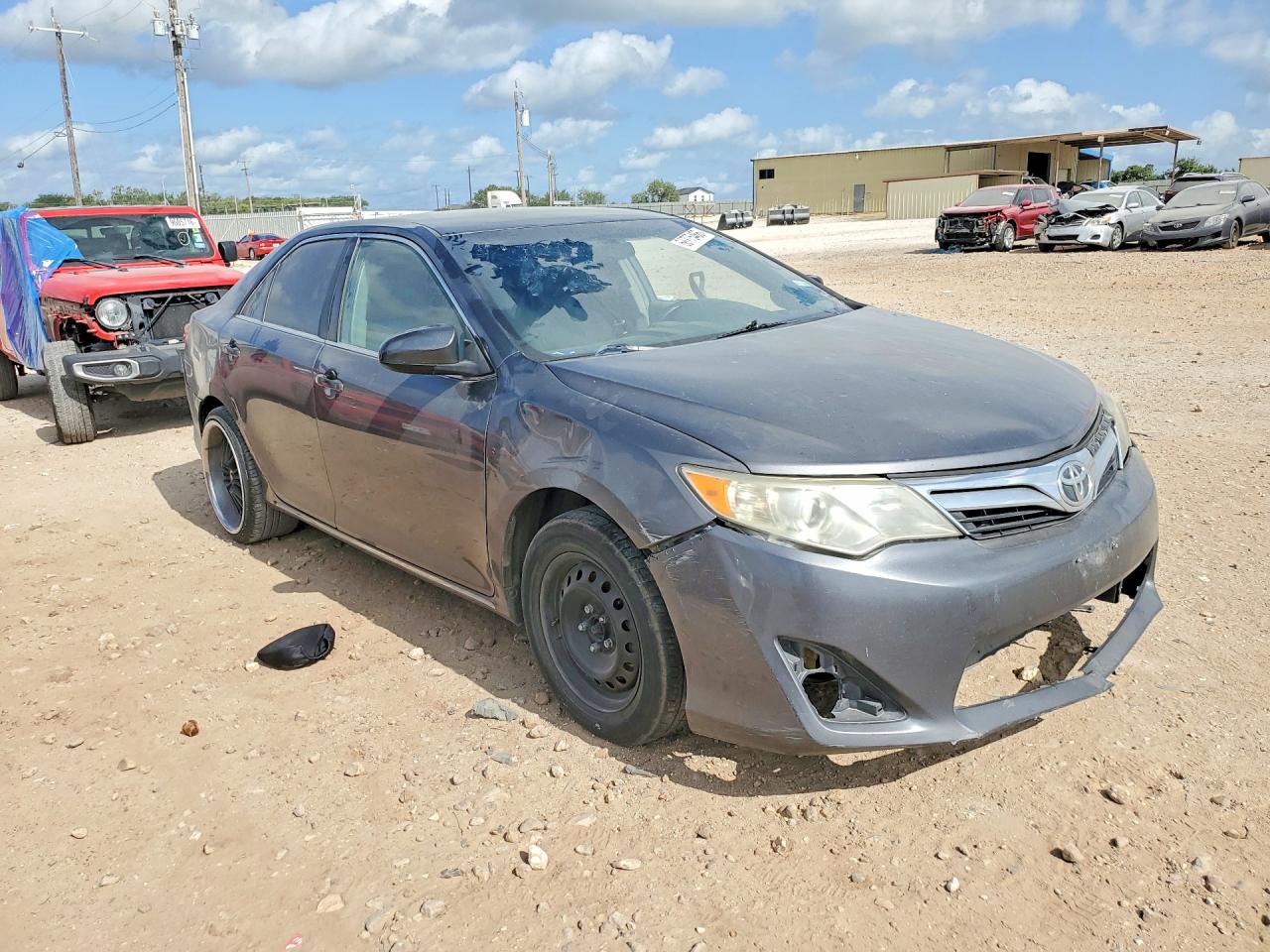 2014 Toyota Camry Le Gray vin: 4T4BF1FK2ER427297