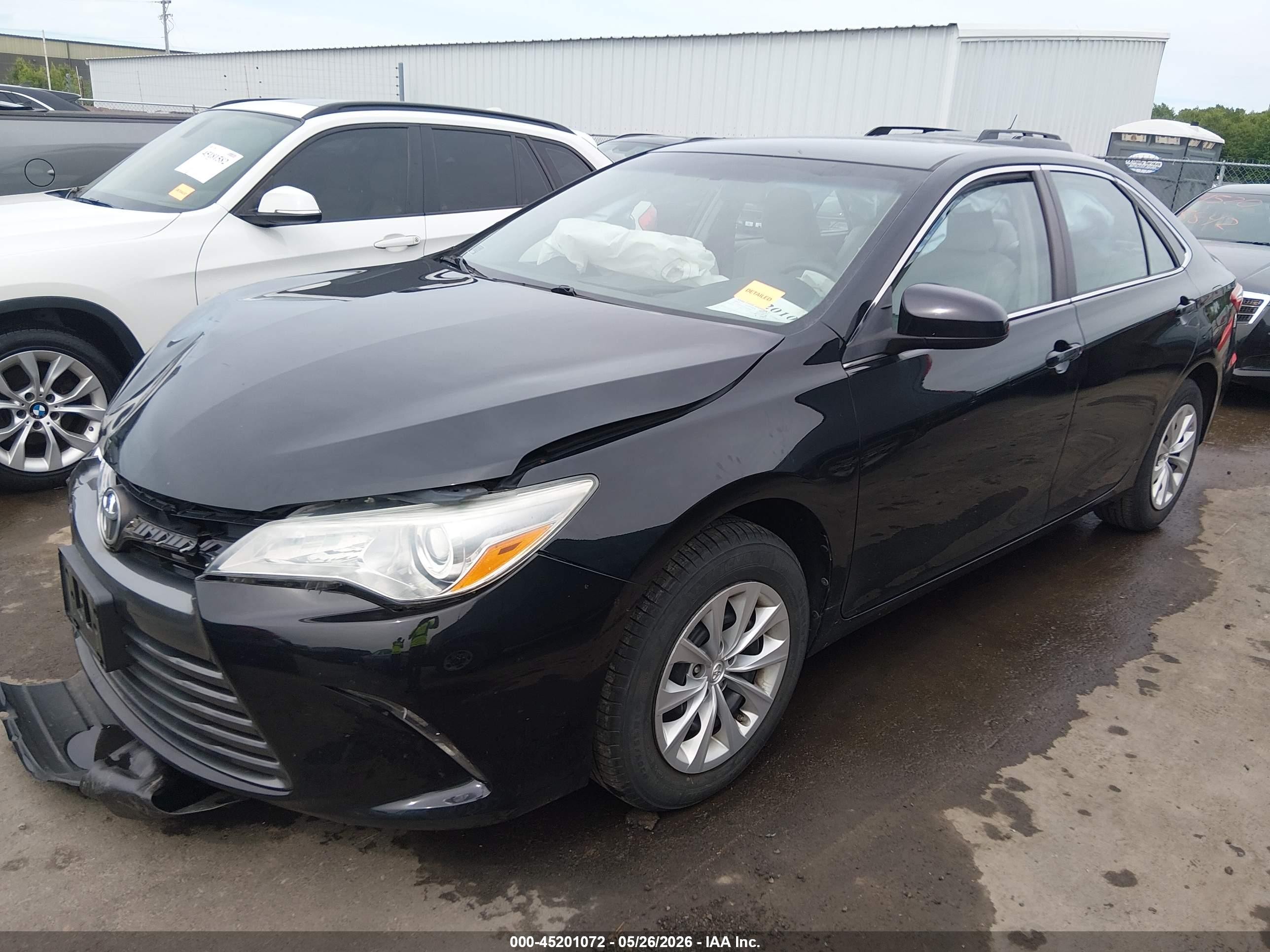 2015 Toyota Camry Le Black vin: 4T4BF1FK2FR448927