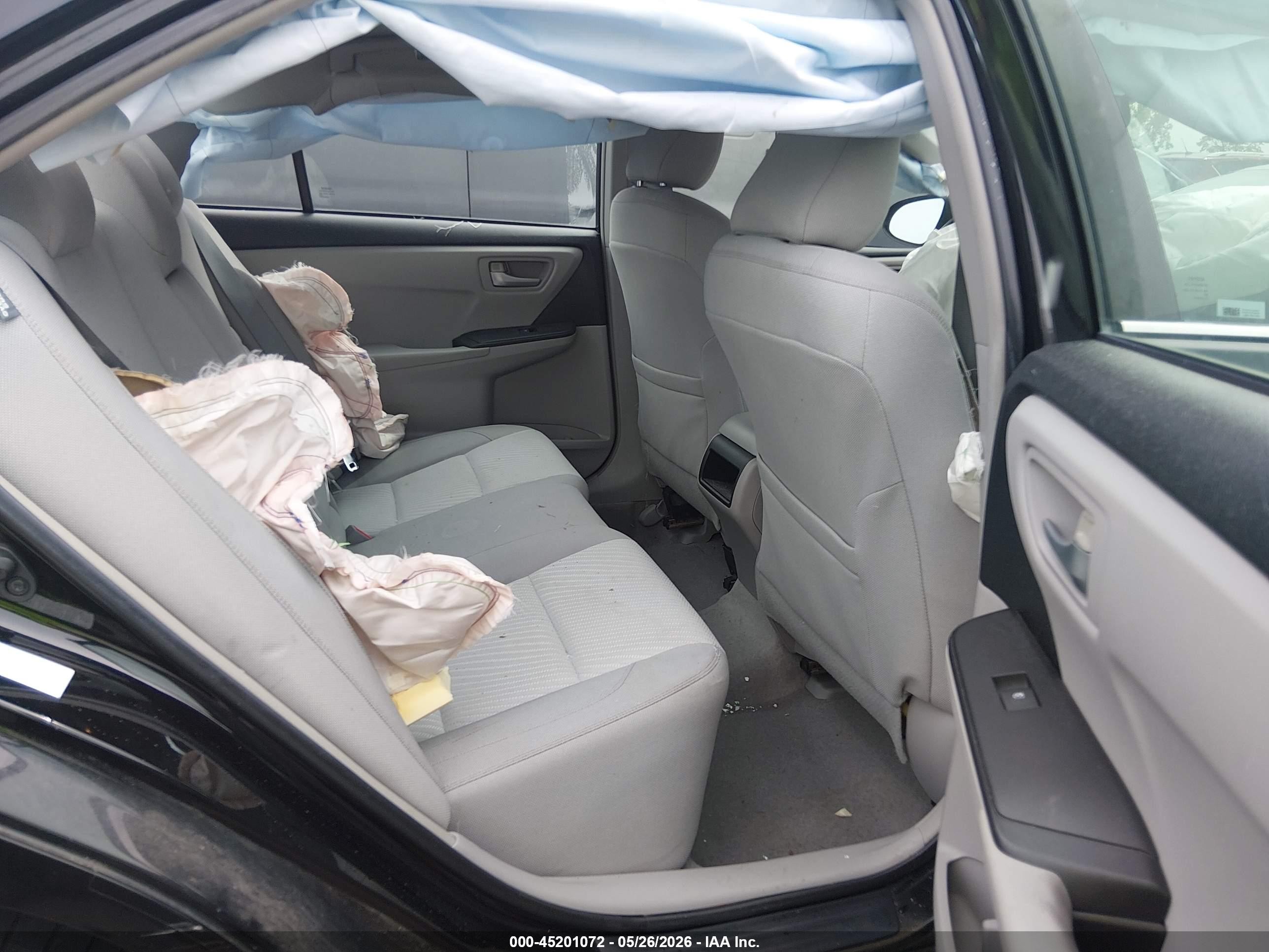 2015 Toyota Camry Le Black vin: 4T4BF1FK2FR448927