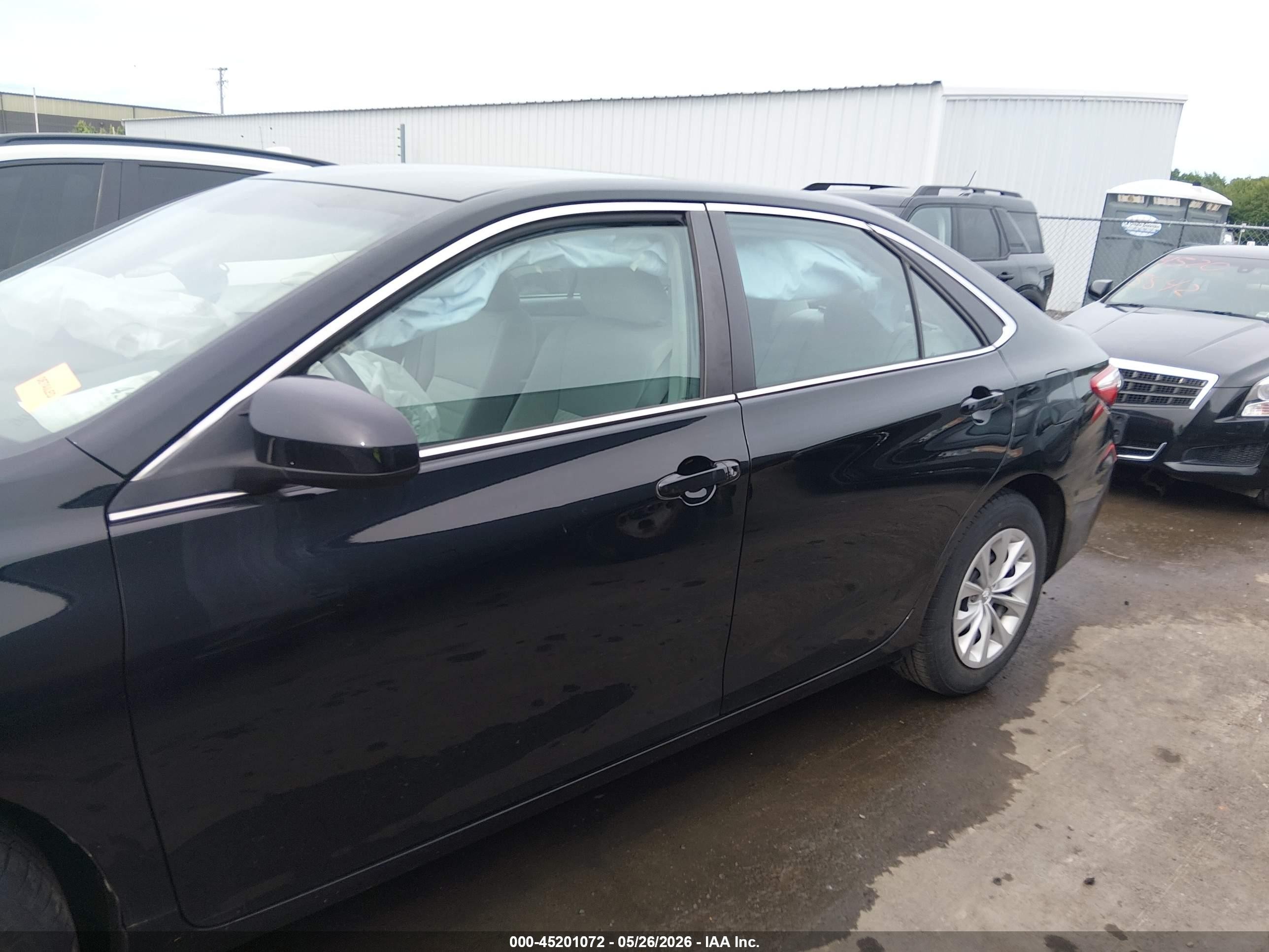 2015 Toyota Camry Le Black vin: 4T4BF1FK2FR448927