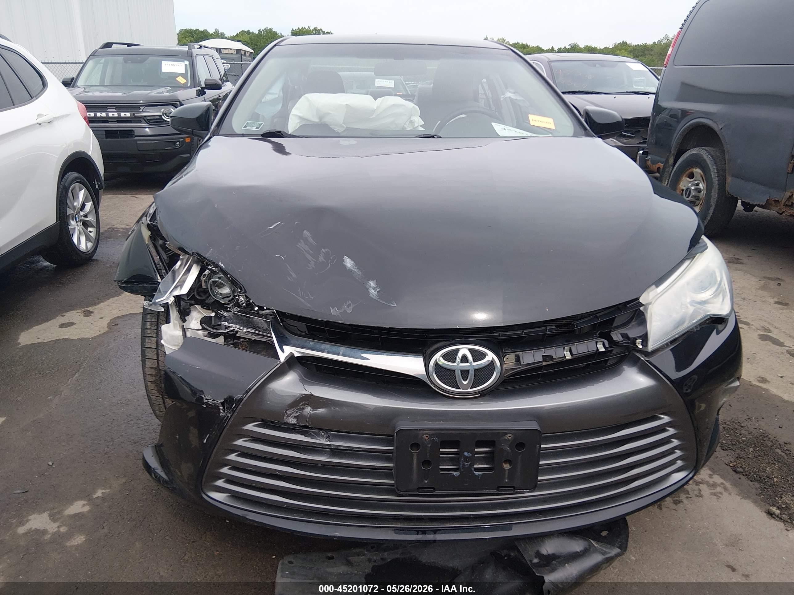 2015 Toyota Camry Le Black vin: 4T4BF1FK2FR448927
