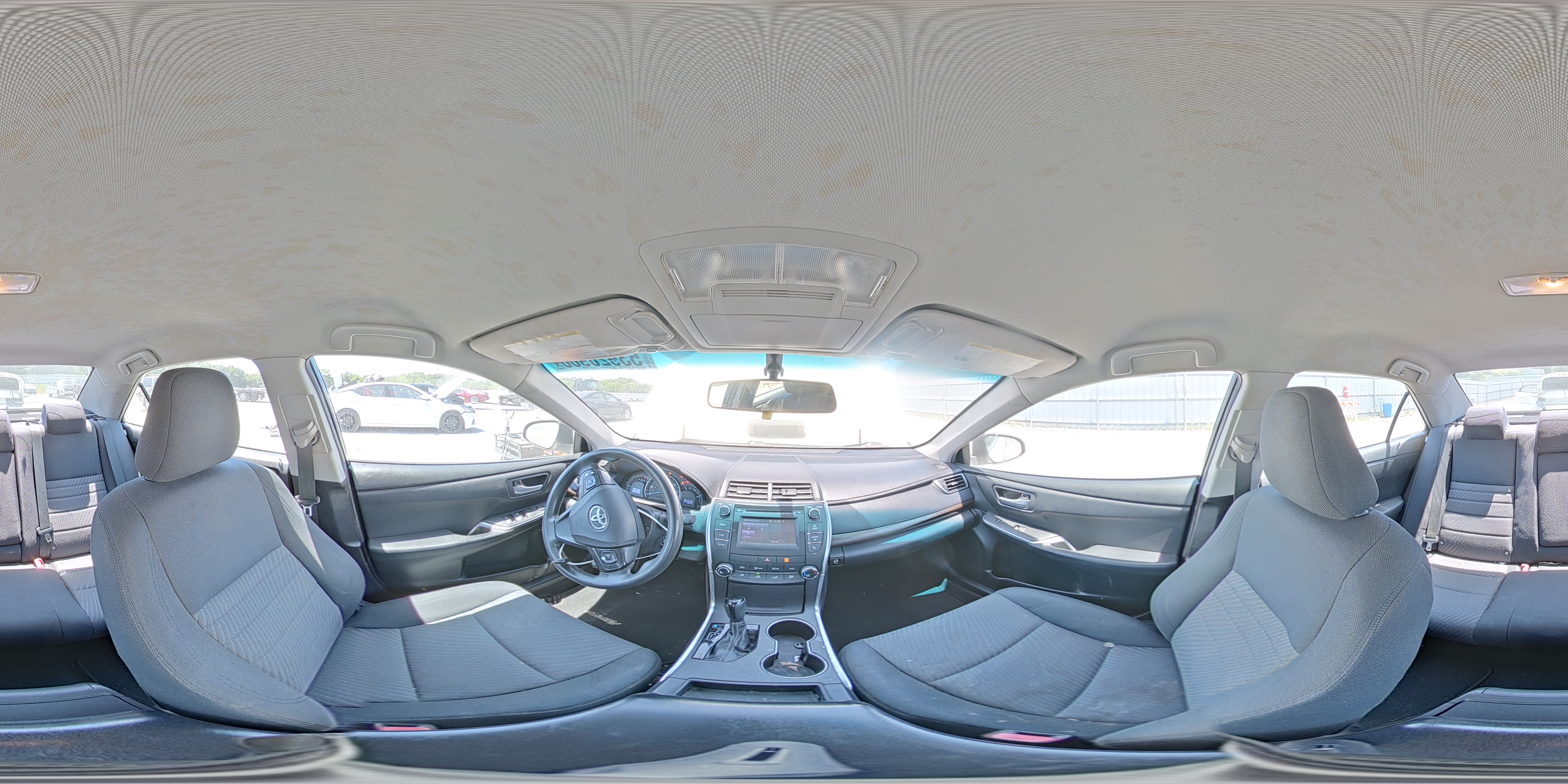 2015 Toyota Camry Le White vin: 4T4BF1FK2FR463640