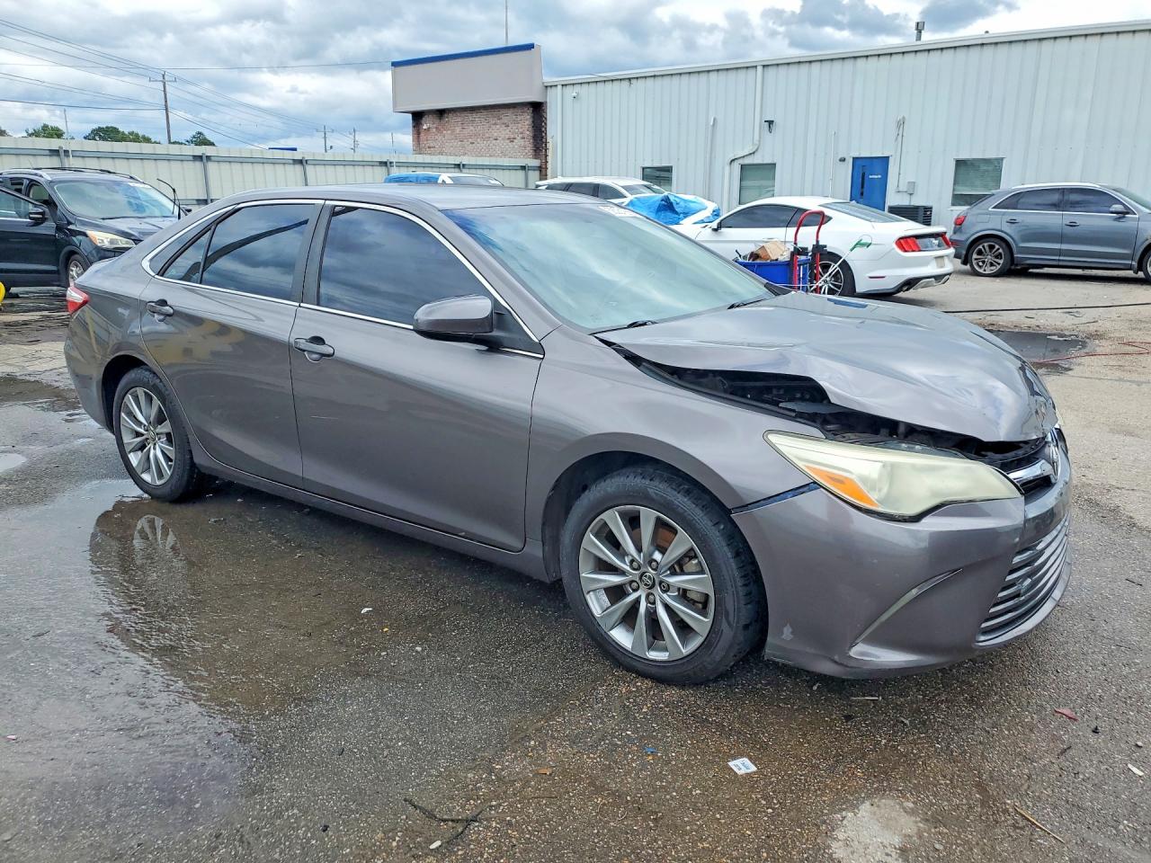 2015 Toyota Camry Xle Gray vin: 4T4BF1FK2FR464271