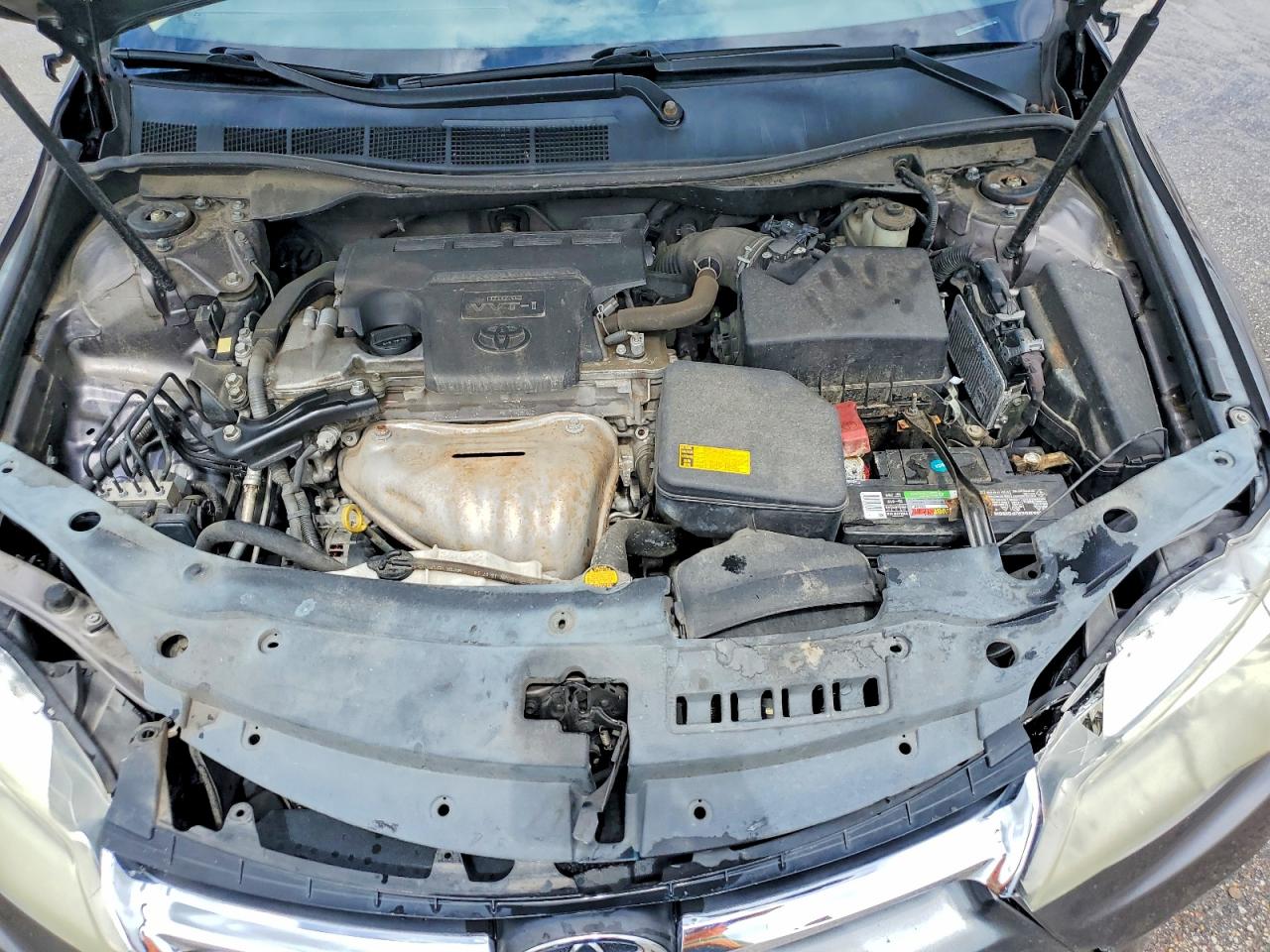 2015 Toyota Camry Xle Gray vin: 4T4BF1FK2FR464271