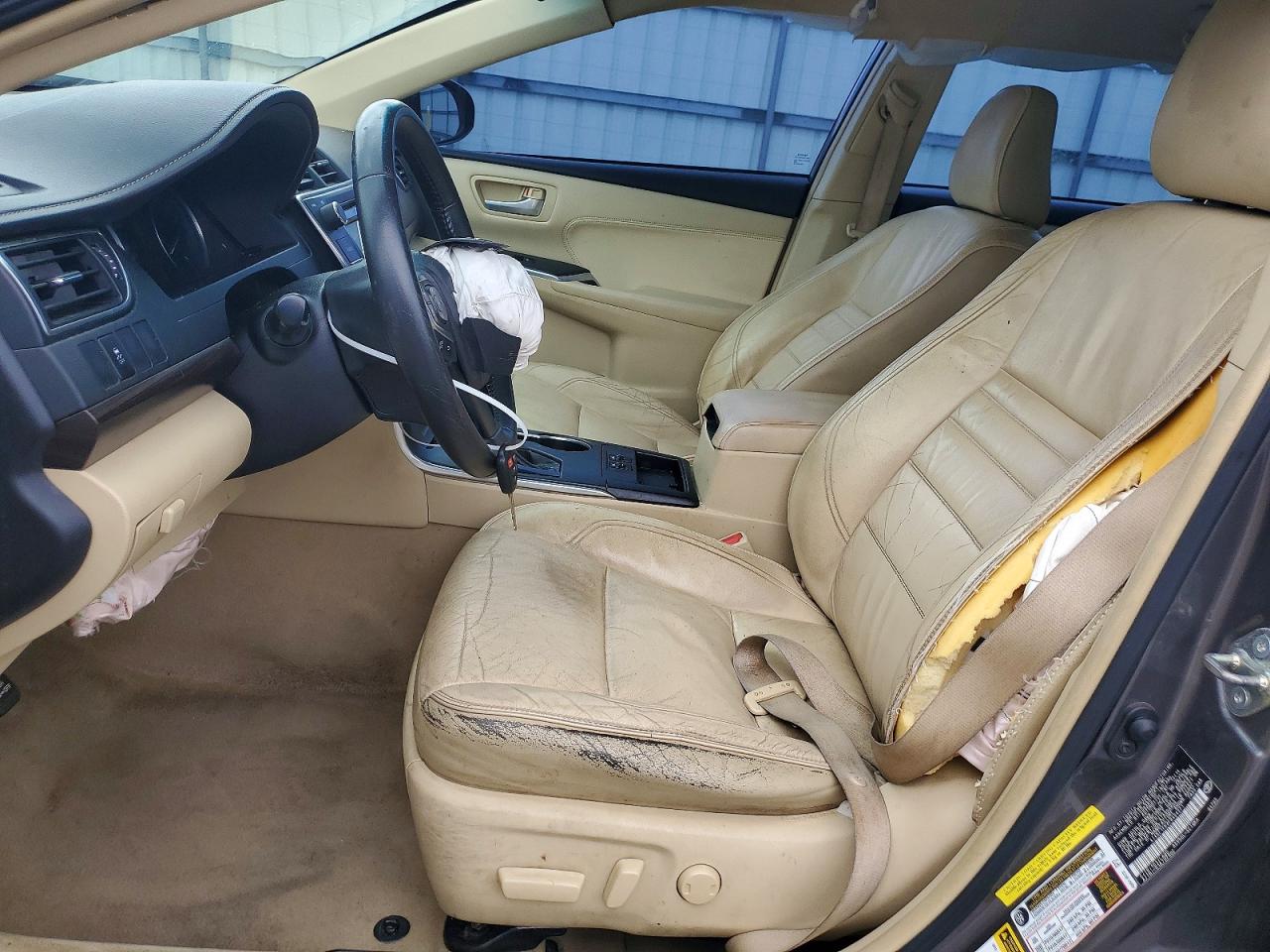 2015 Toyota Camry Xle Gray vin: 4T4BF1FK2FR464271