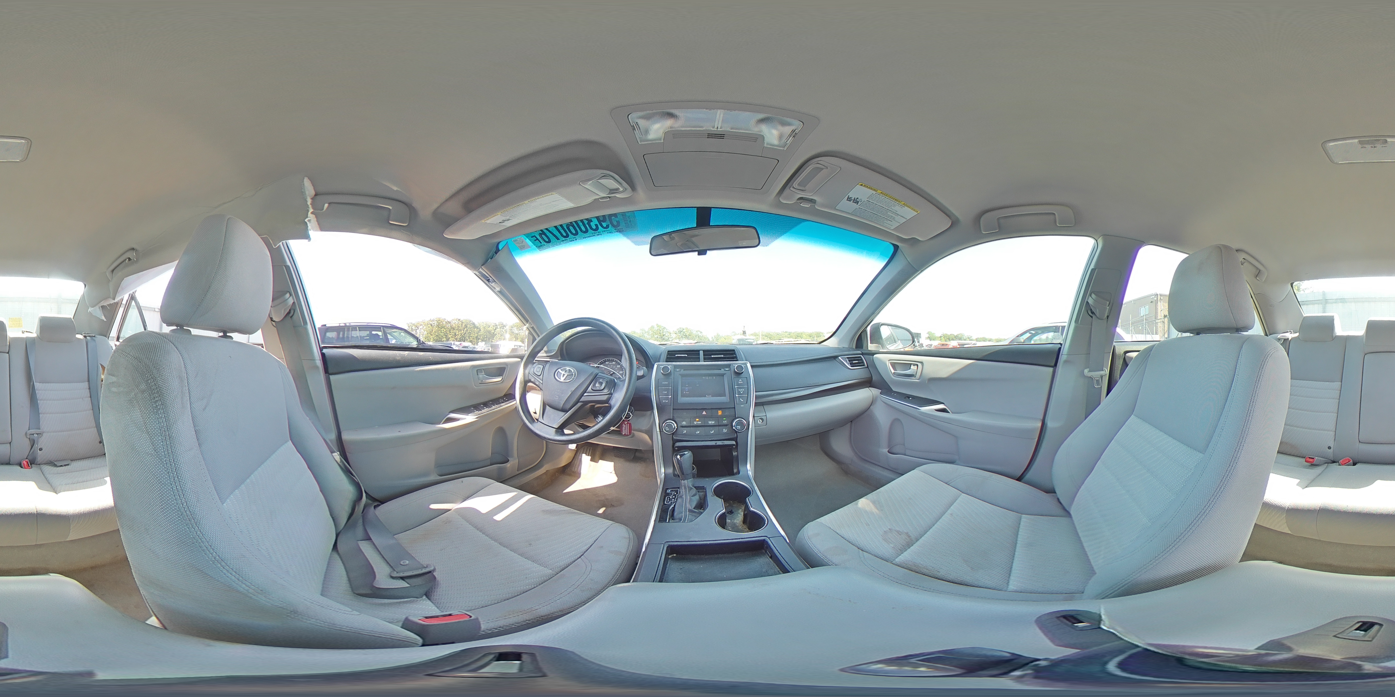 2015 Toyota Camry Le White vin: 4T4BF1FK2FR487873
