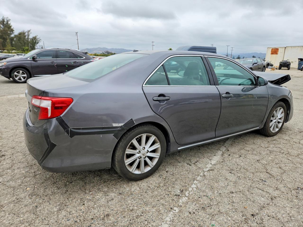 2012 Toyota Camry Xle Gray vin: 4T4BF1FK3CR177551